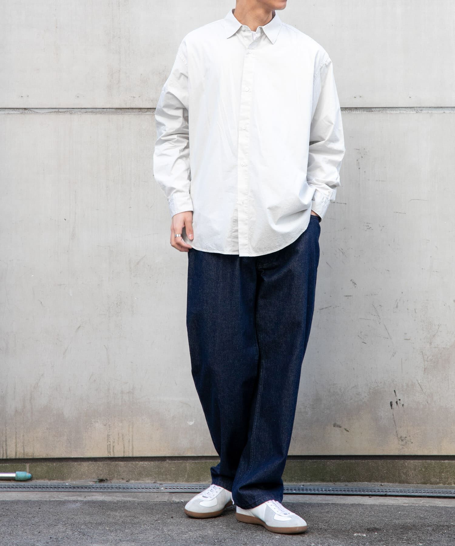 URBAN RESEARCH DOORS「FORK&SPOON　ガーメントダイロングスリーブシャツ」|シャツ・ブラウス|