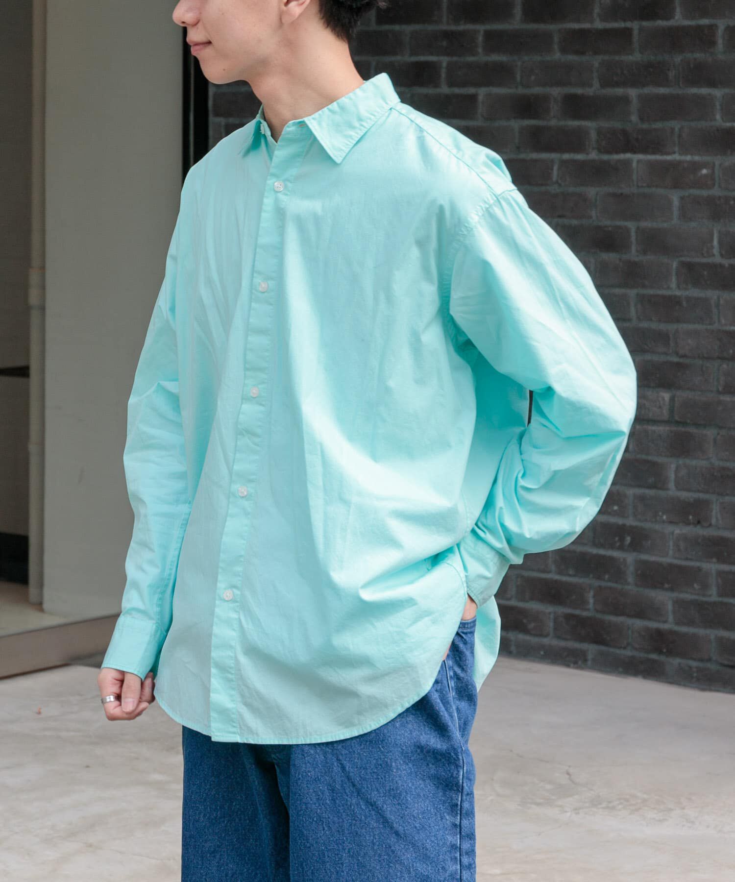 URBAN RESEARCH DOORS「FORK&SPOON　ガーメントダイロングスリーブシャツ」|シャツ・ブラウス|