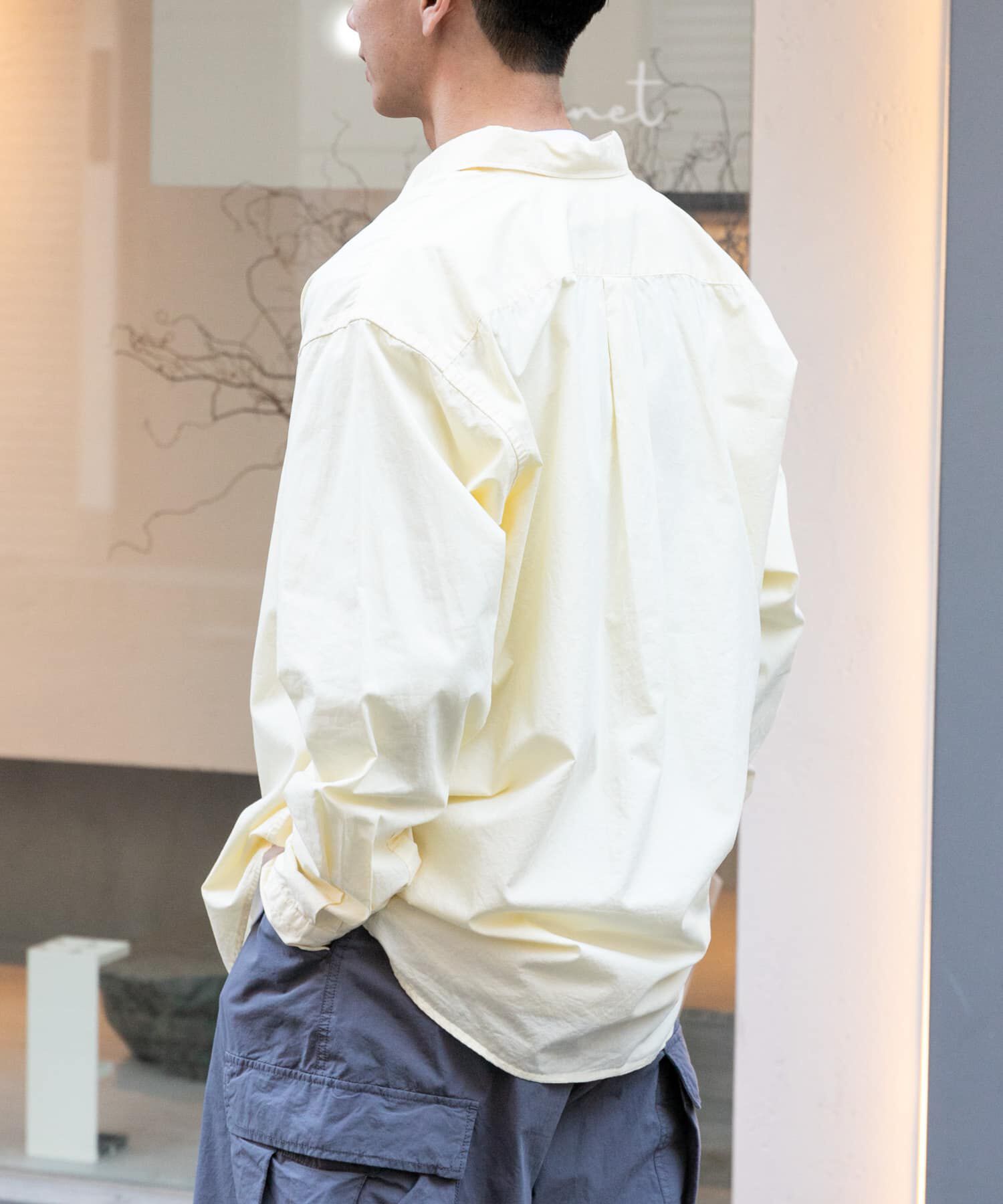 URBAN RESEARCH DOORS「FORK&SPOON　ガーメントダイロングスリーブシャツ」|シャツ・ブラウス|