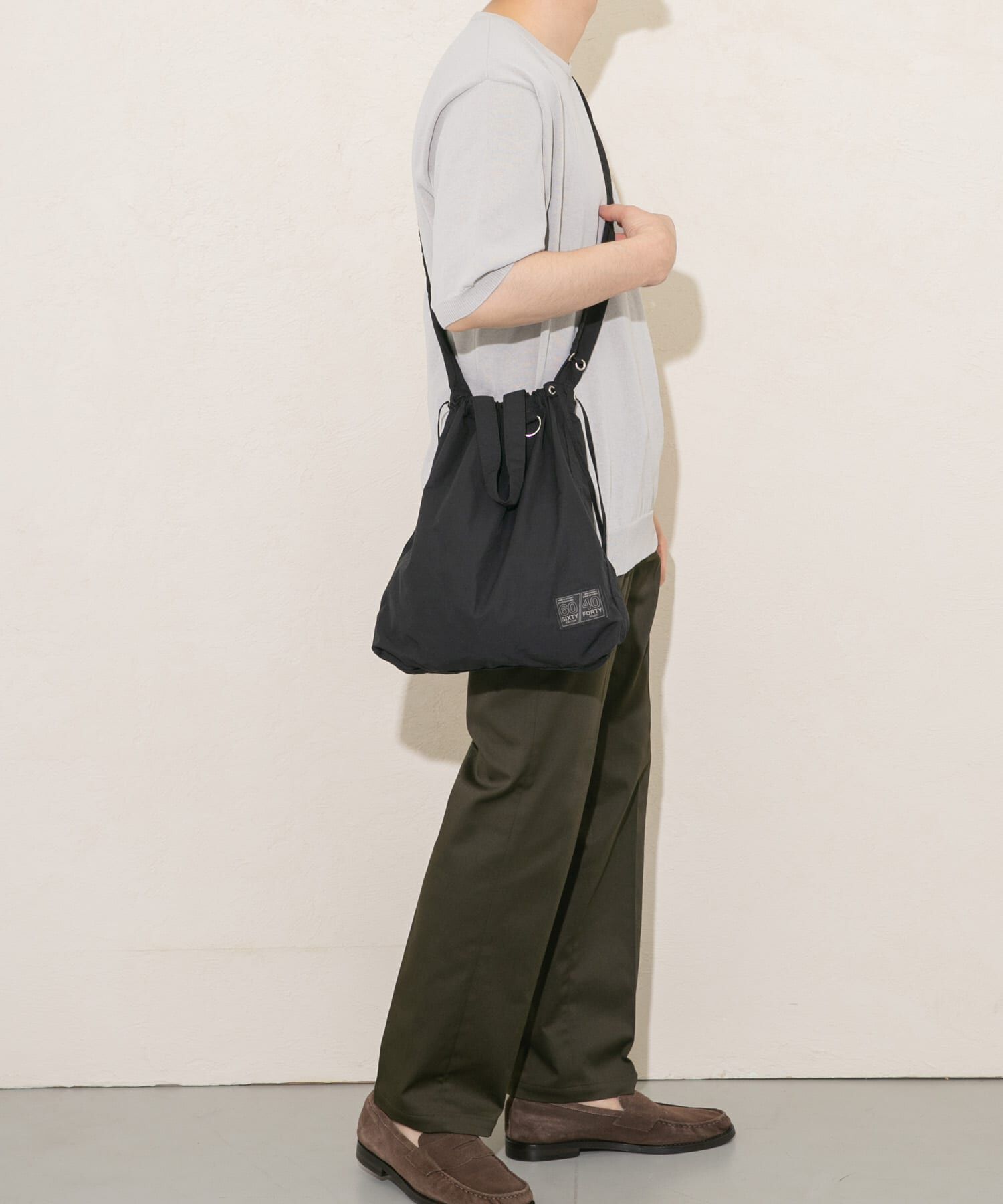 RODE SKO「『ユニセックス』ミニロクヨンギャザーショルダートート」|ショルダー・メッセンジャー|