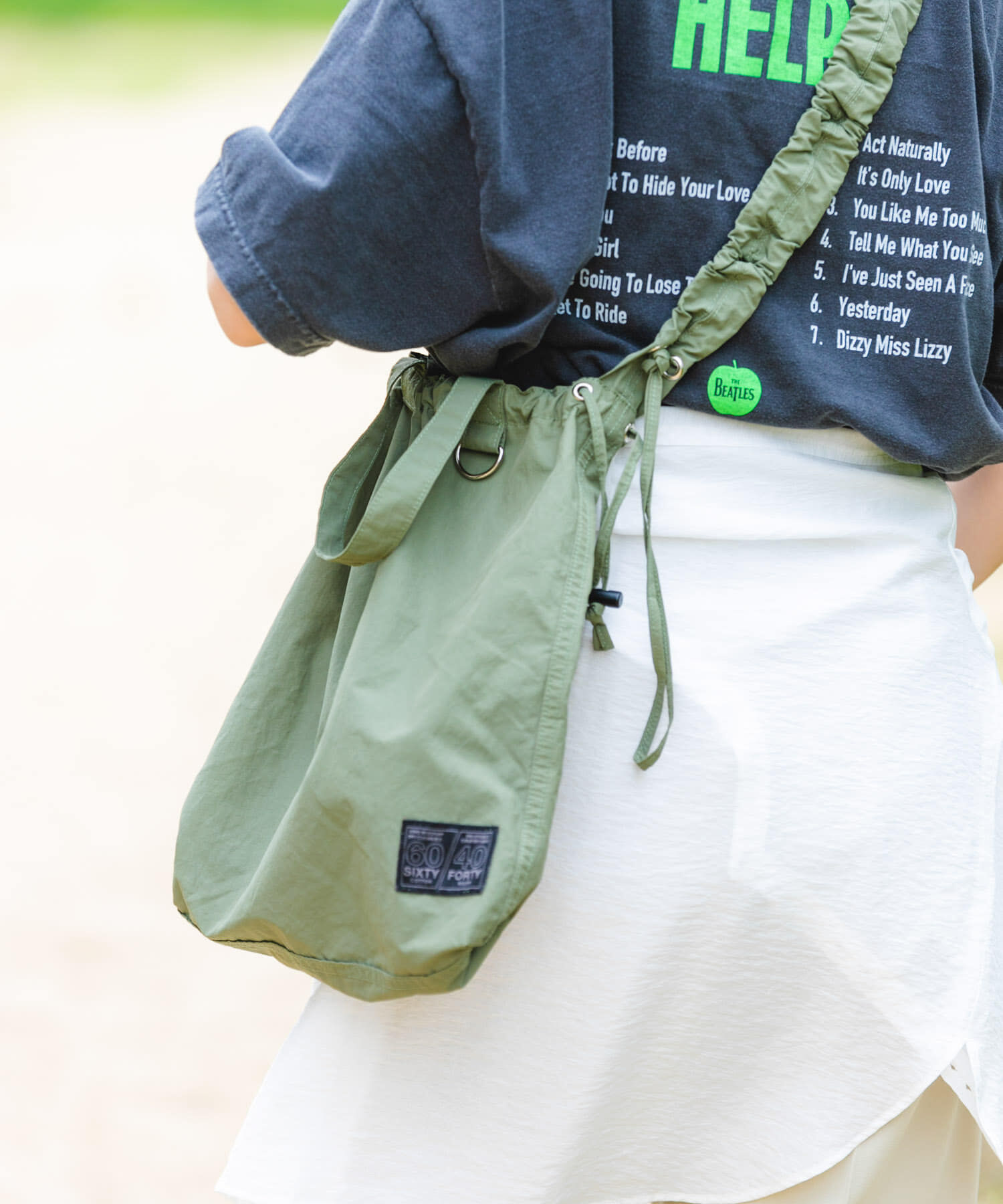 RODE SKO「『ユニセックス』ミニロクヨンギャザーショルダートート」|ショルダー・メッセンジャー|