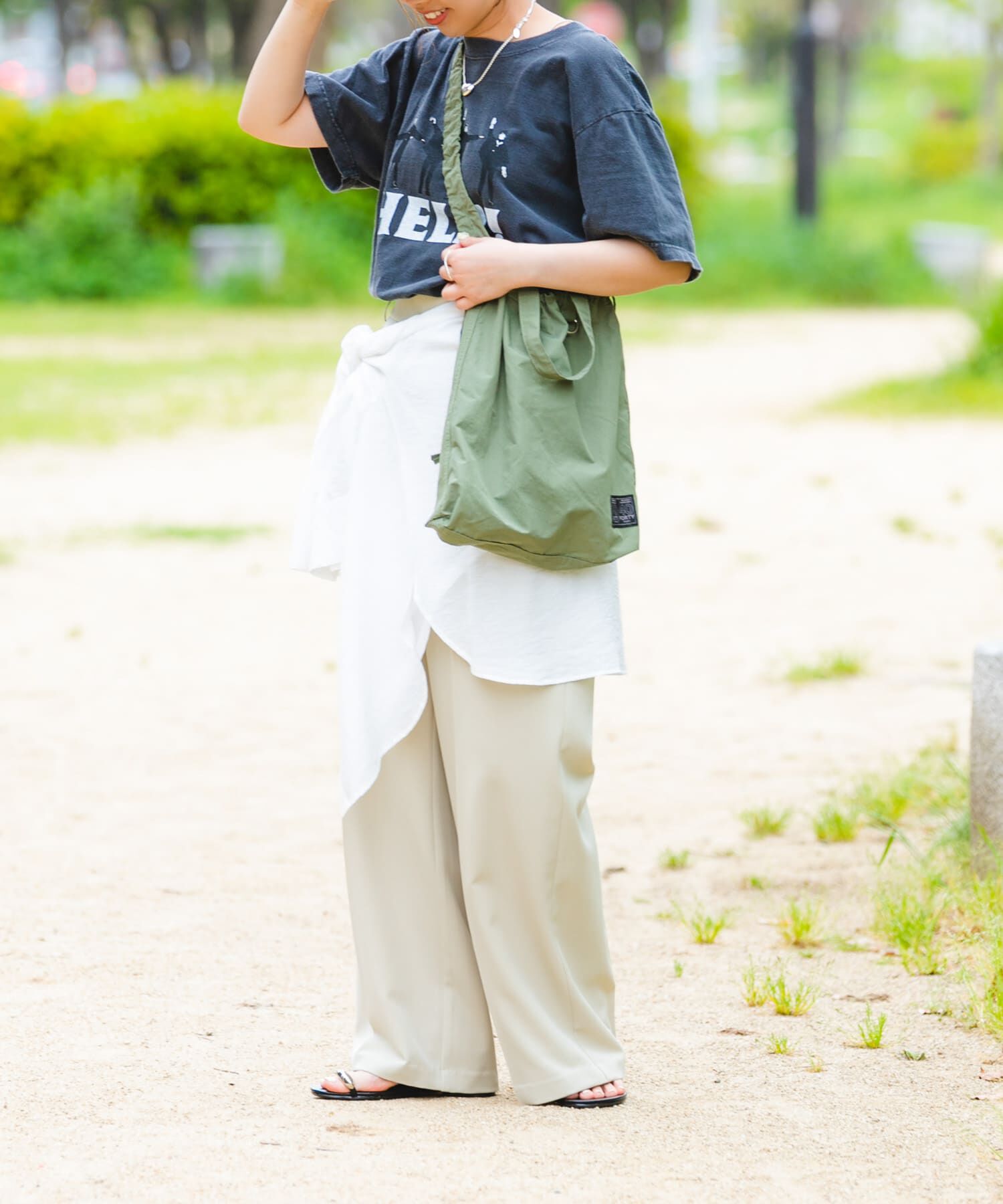 RODE SKO「『ユニセックス』ミニロクヨンギャザーショルダートート」|ショルダー・メッセンジャー|