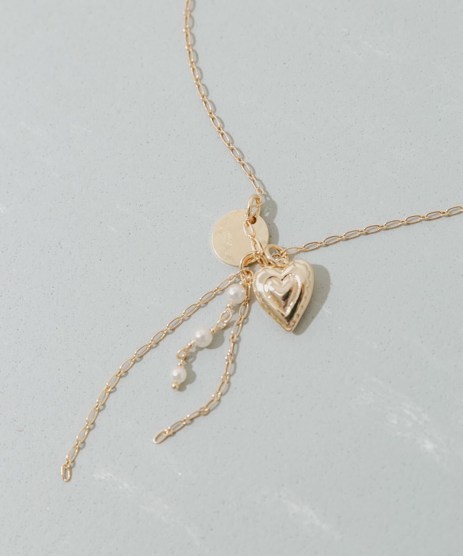 SMELLY「パールモチーフマルチWAYスライドネックレス」|ネックレス|