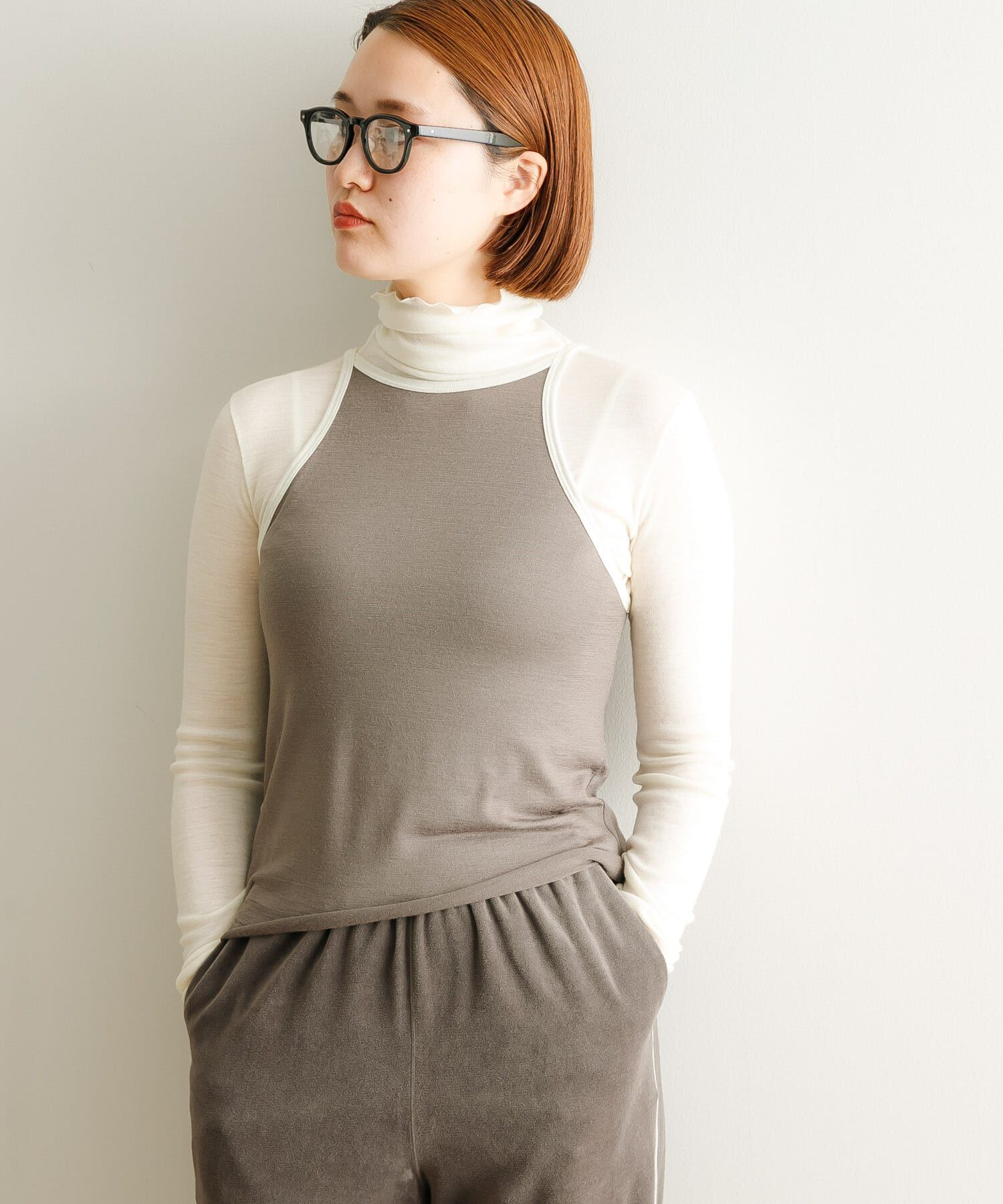 URBAN RESEARCH「『別注』GGG&times;URBAN RESEARCH　ニットキャミソール」|キャミソール|