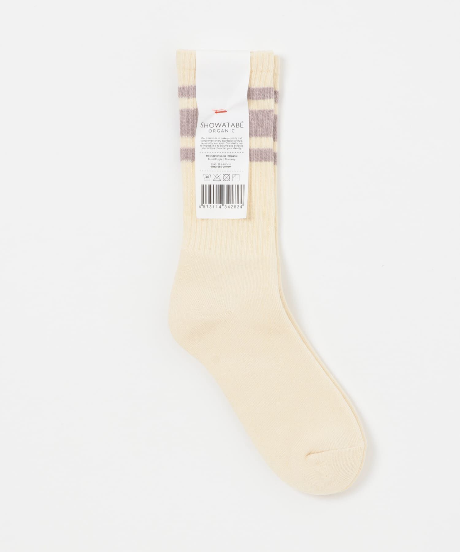 Sonny Label 「decka　80s スケーターソックス」|ソックス|パープル