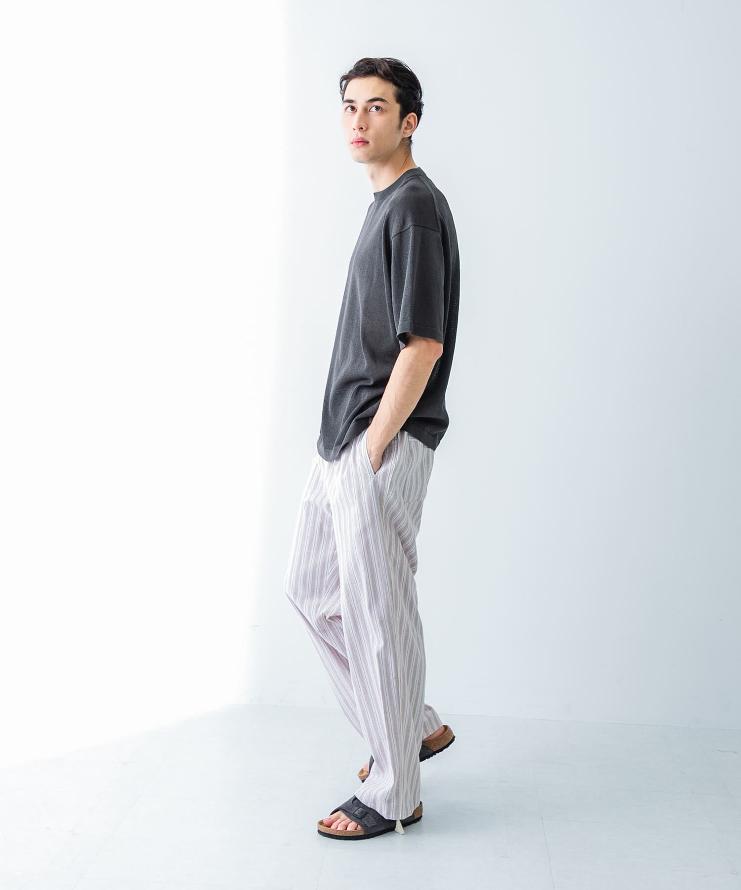 URBAN RESEARCH「『別注』crepuscule&times;UR　Washi Knit Short-Sleeve T-shirts」|ニット・セーター|