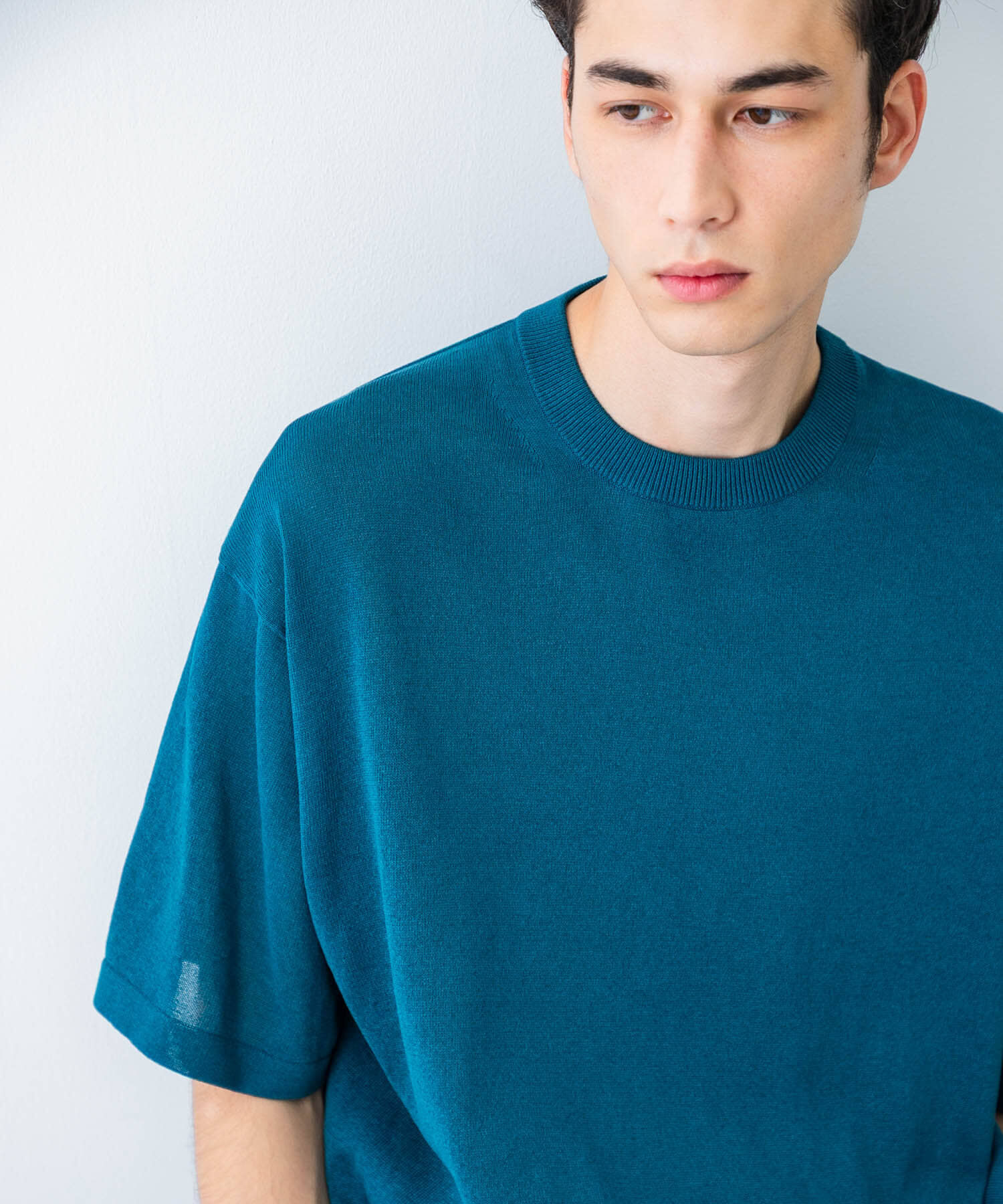 URBAN RESEARCH「『別注』crepuscule&times;UR　Washi Knit Short-Sleeve T-shirts」|ニット・セーター|