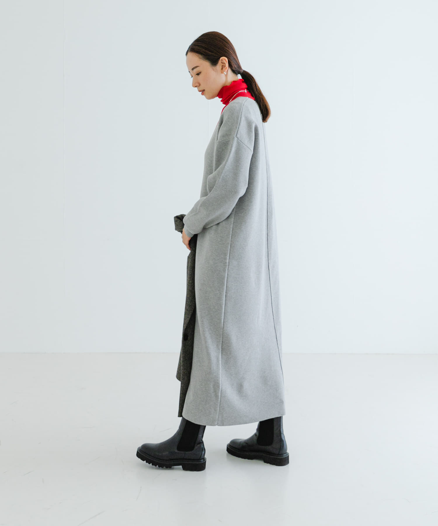 URBAN RESEARCH「深Vネックニットワンピース」|ワンピース|