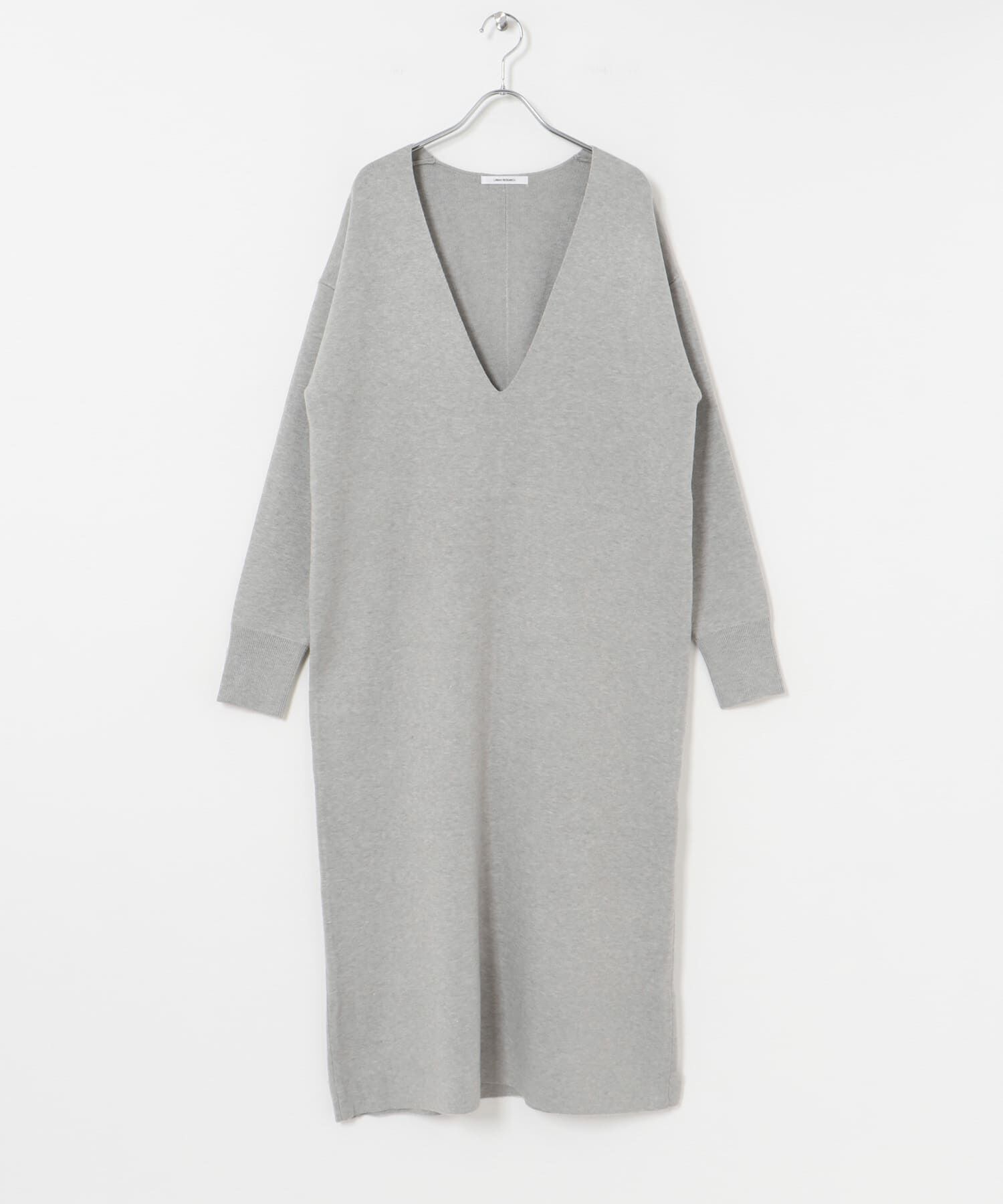 URBAN RESEARCH「深Vネックニットワンピース」|ワンピース|