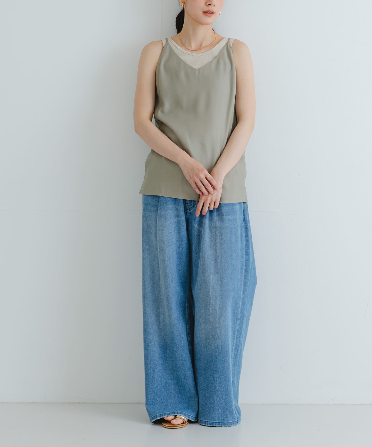 URBAN RESEARCH「『接触冷感』キュプラキャミトップ」|キャミソール|