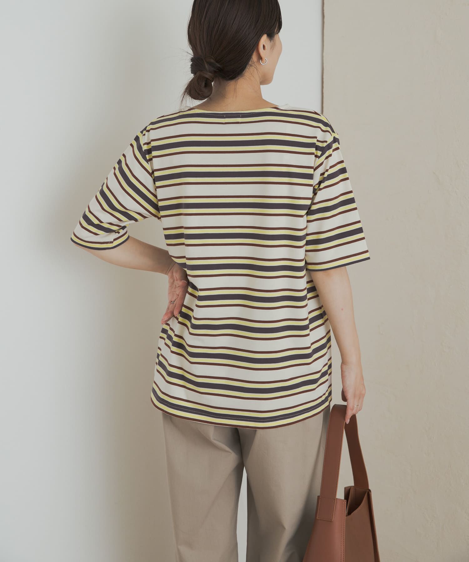 URBAN RESEARCH DOORS「マルチボーダーTシャツ」|Tシャツ・カットソー|