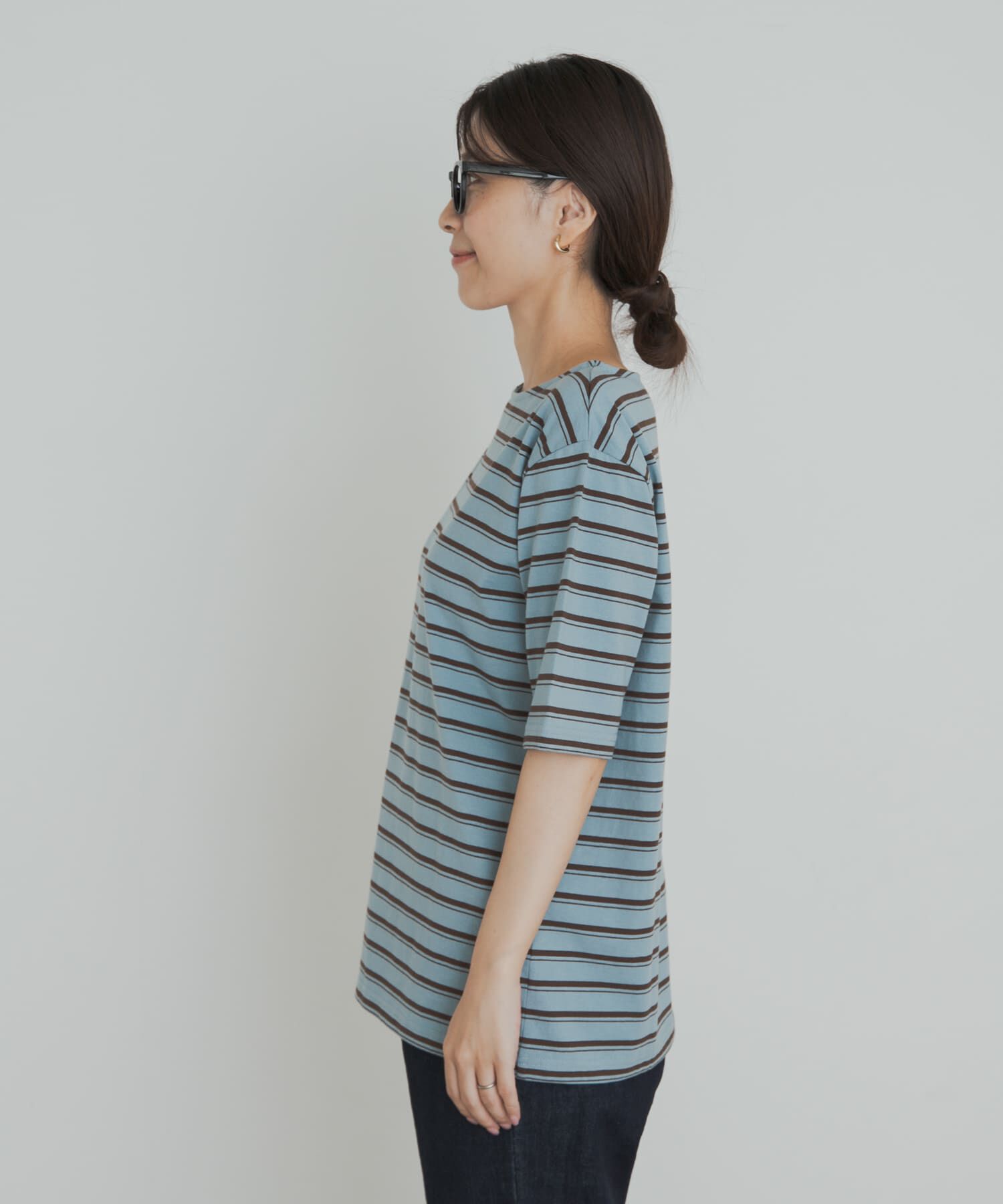 URBAN RESEARCH DOORS「マルチボーダーTシャツ」|Tシャツ・カットソー|