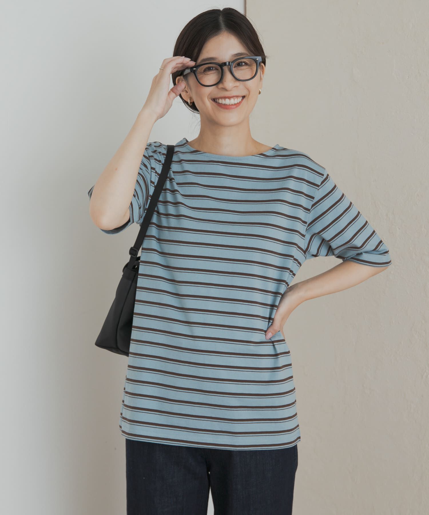 URBAN RESEARCH DOORS「マルチボーダーTシャツ」|Tシャツ・カットソー|