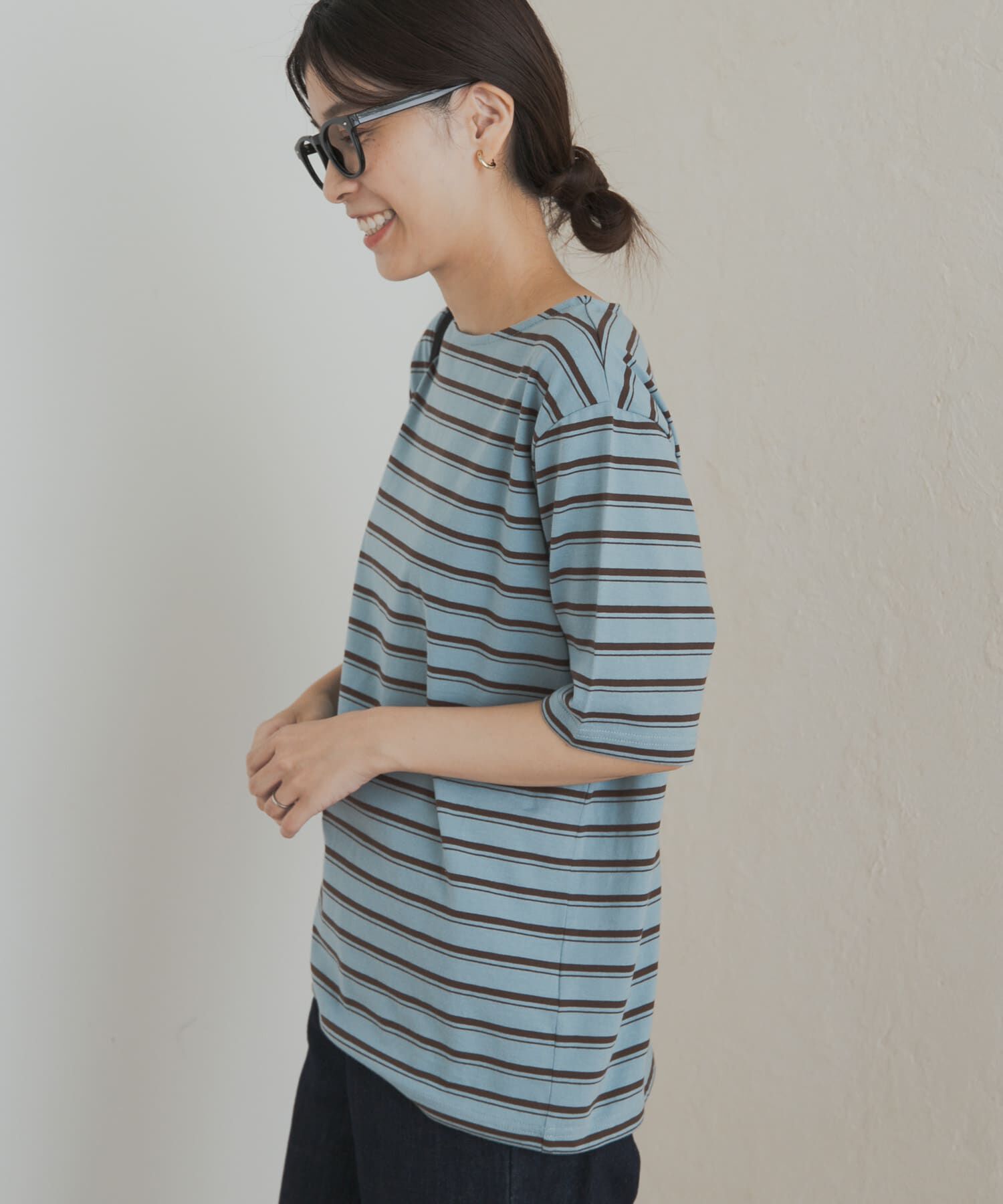 URBAN RESEARCH DOORS「マルチボーダーTシャツ」|Tシャツ・カットソー|