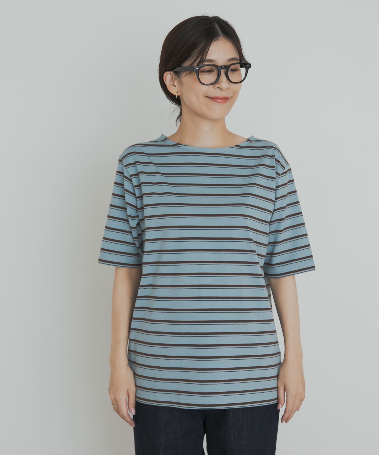 URBAN RESEARCH DOORS「マルチボーダーTシャツ」|Tシャツ・カットソー|