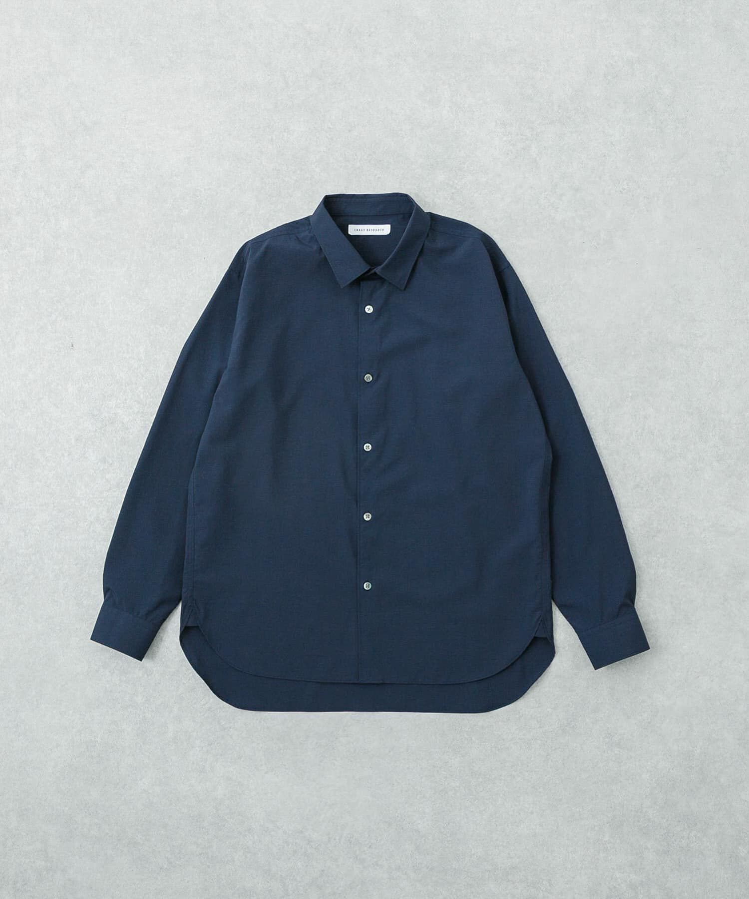 URBAN RESEARCH「Typewriter Washed Shirts」|シャツ・ブラウス|ネイビー