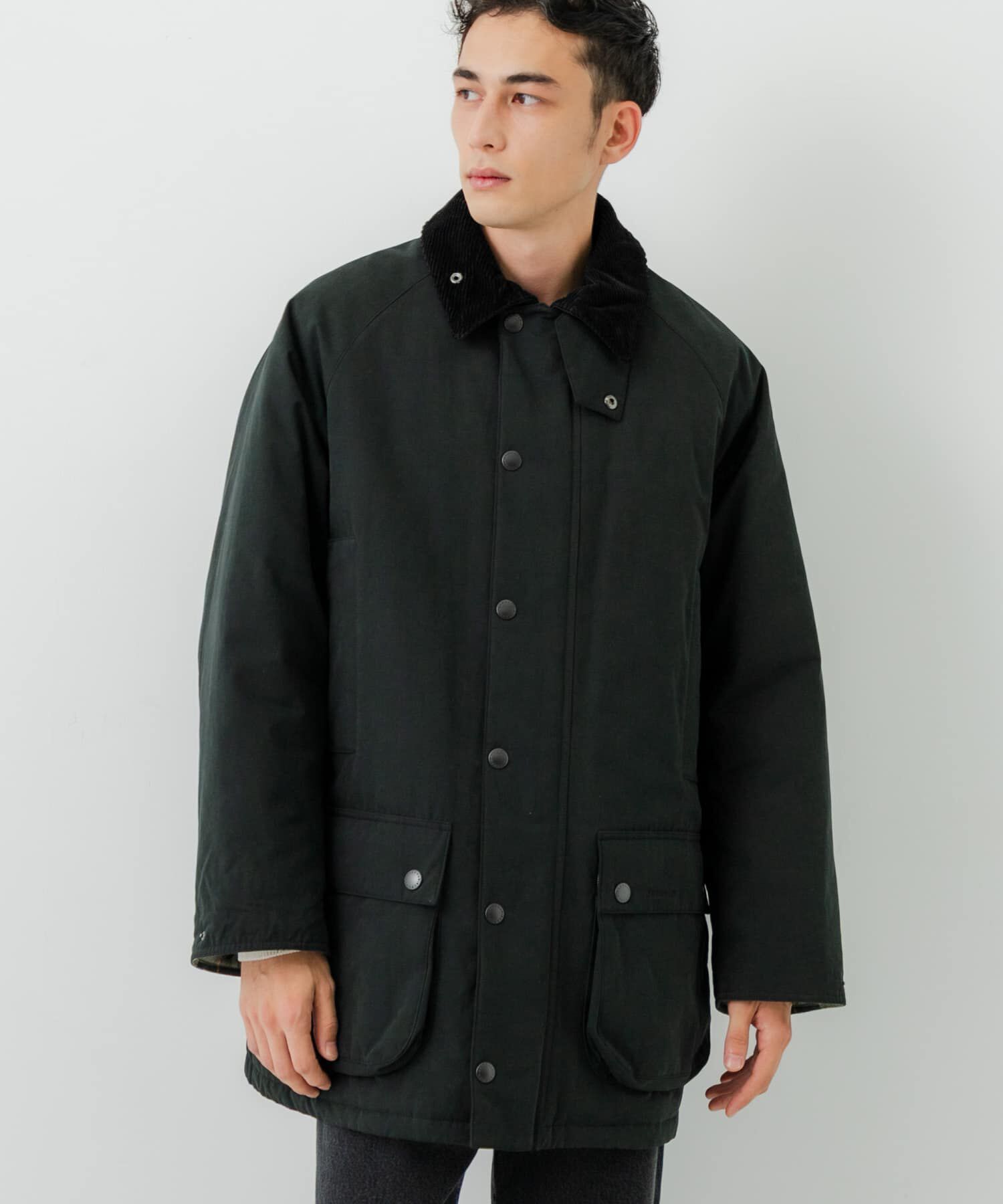 URBAN RESEARCH「『別注』Barbour / URBAN RESEARCH　PADDED OS BEAUFORT」|ノーカラーコート|