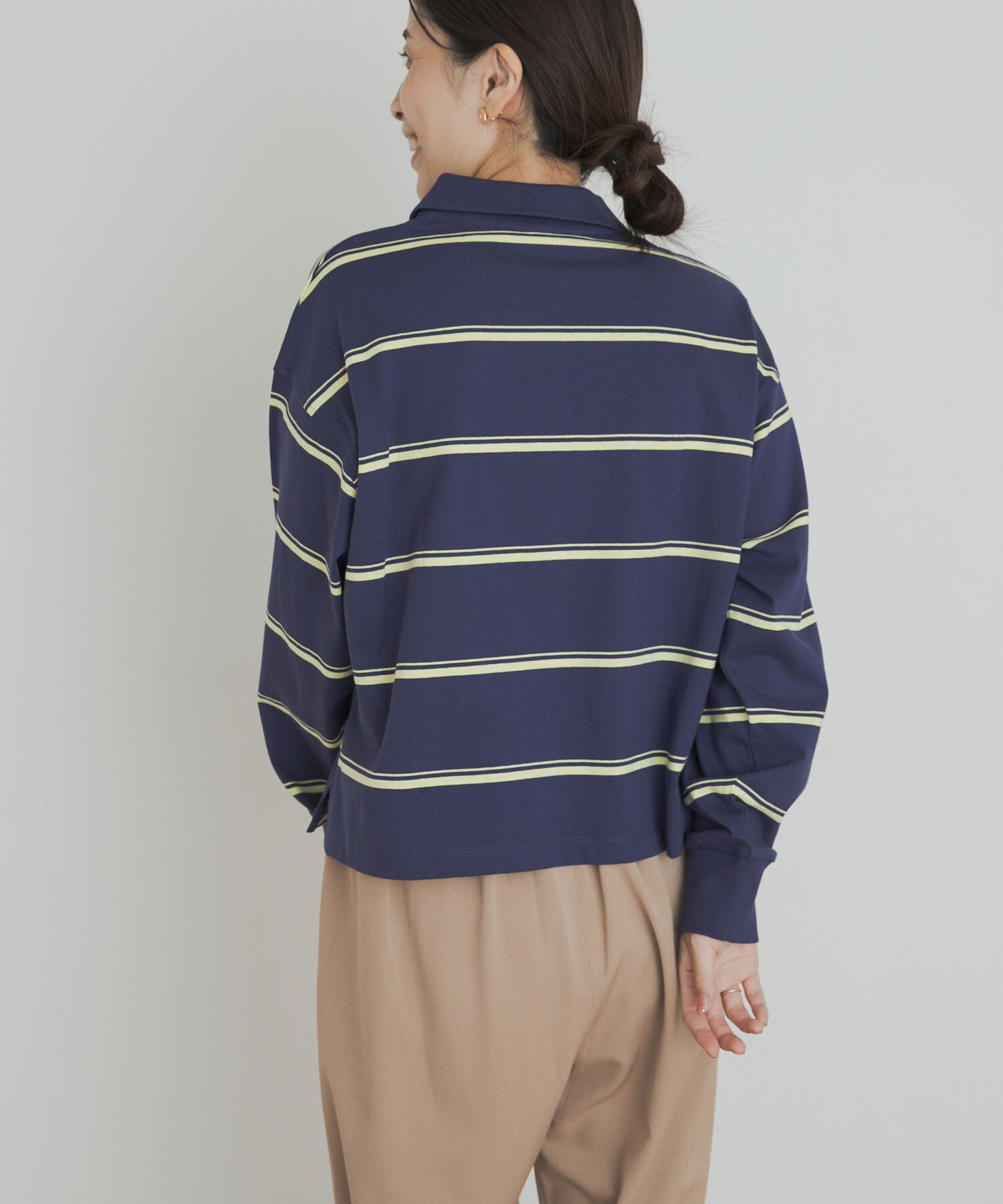 URBAN RESEARCH DOORS「Champion　LONGSLEEVE BORDER POLO」|Tシャツ・カットソー|