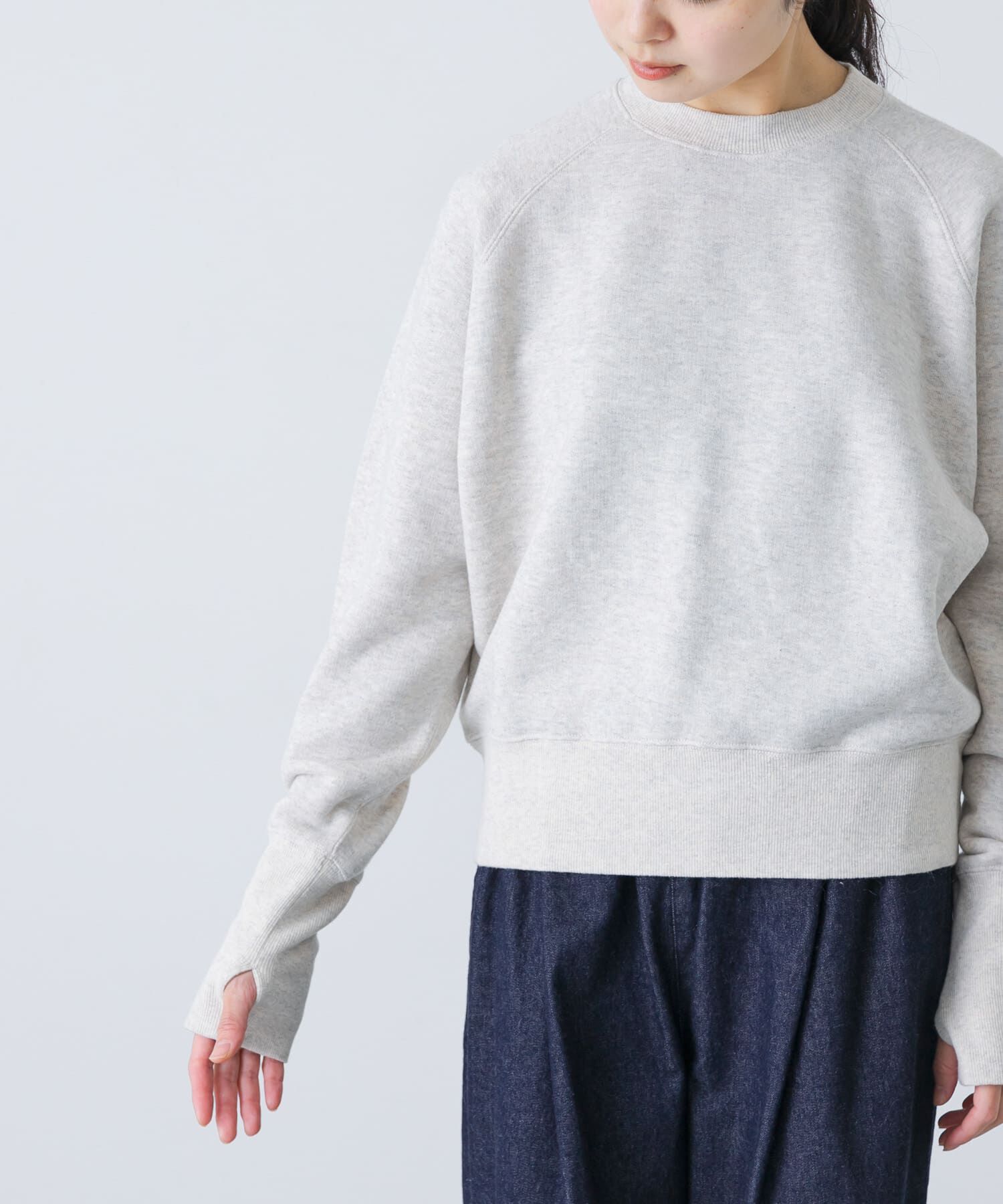 かぐれ「コットンリヨセルショートプルオーバー」|Tシャツ・カットソー|