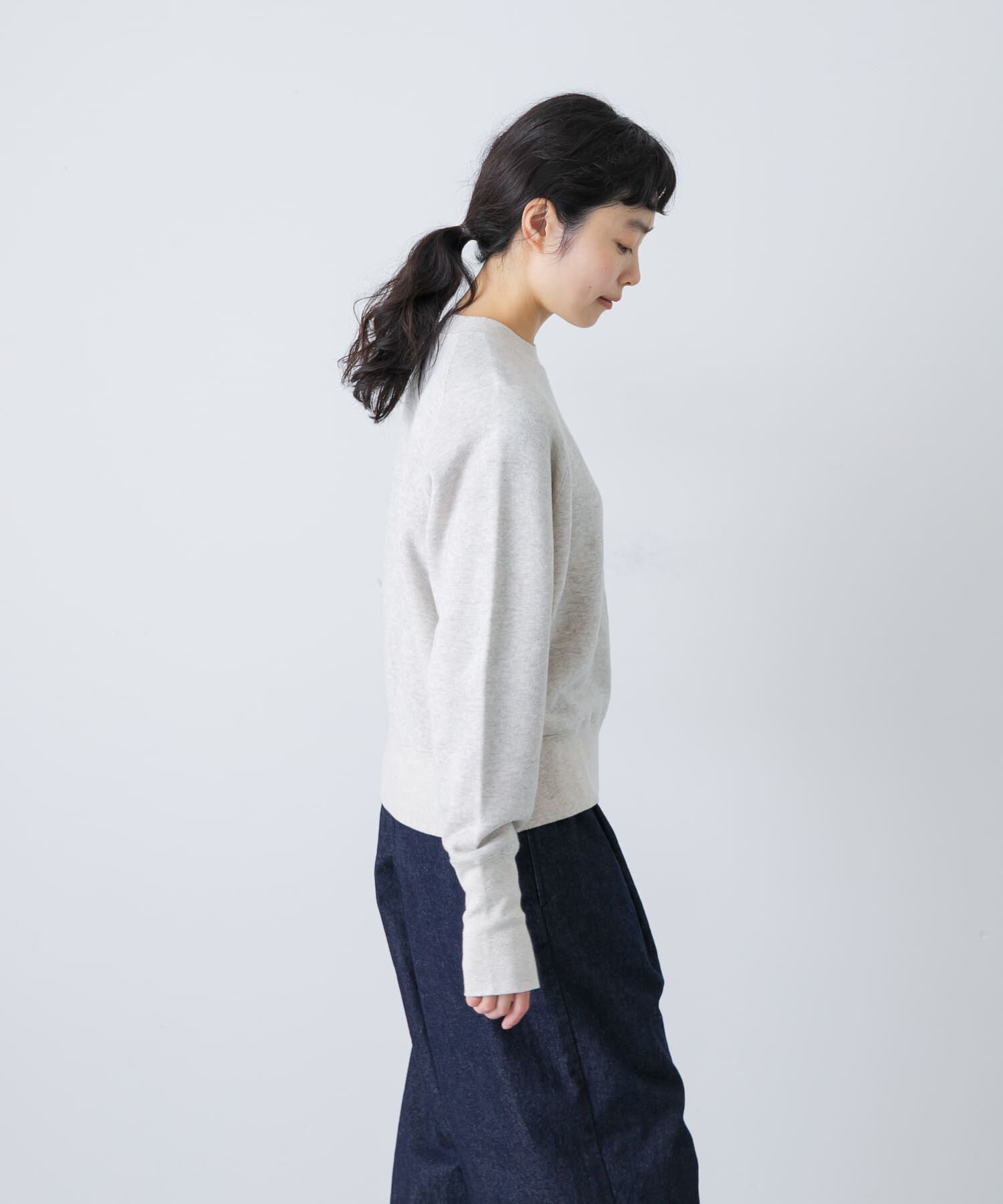 かぐれ「コットンリヨセルショートプルオーバー」|Tシャツ・カットソー|