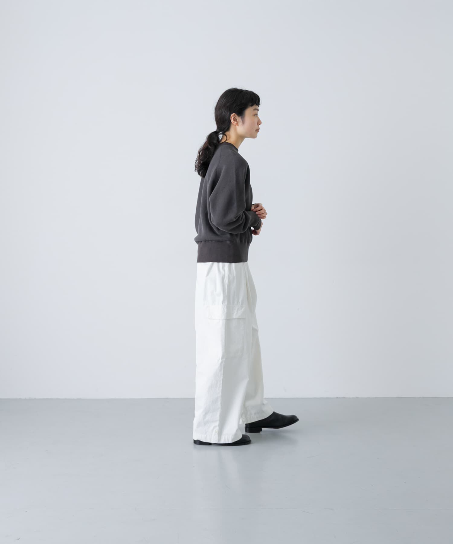 かぐれ「コットンリヨセルショートプルオーバー」|Tシャツ・カットソー|