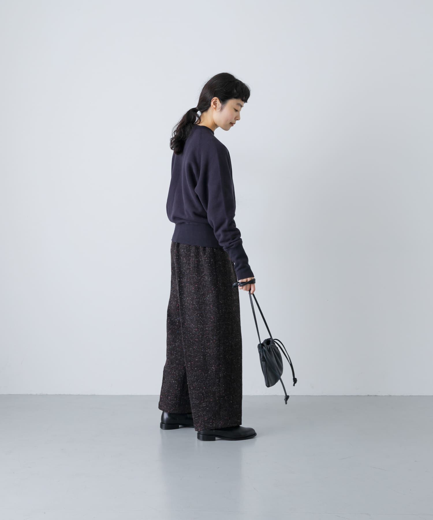 かぐれ「コットンリヨセルショートプルオーバー」|Tシャツ・カットソー|