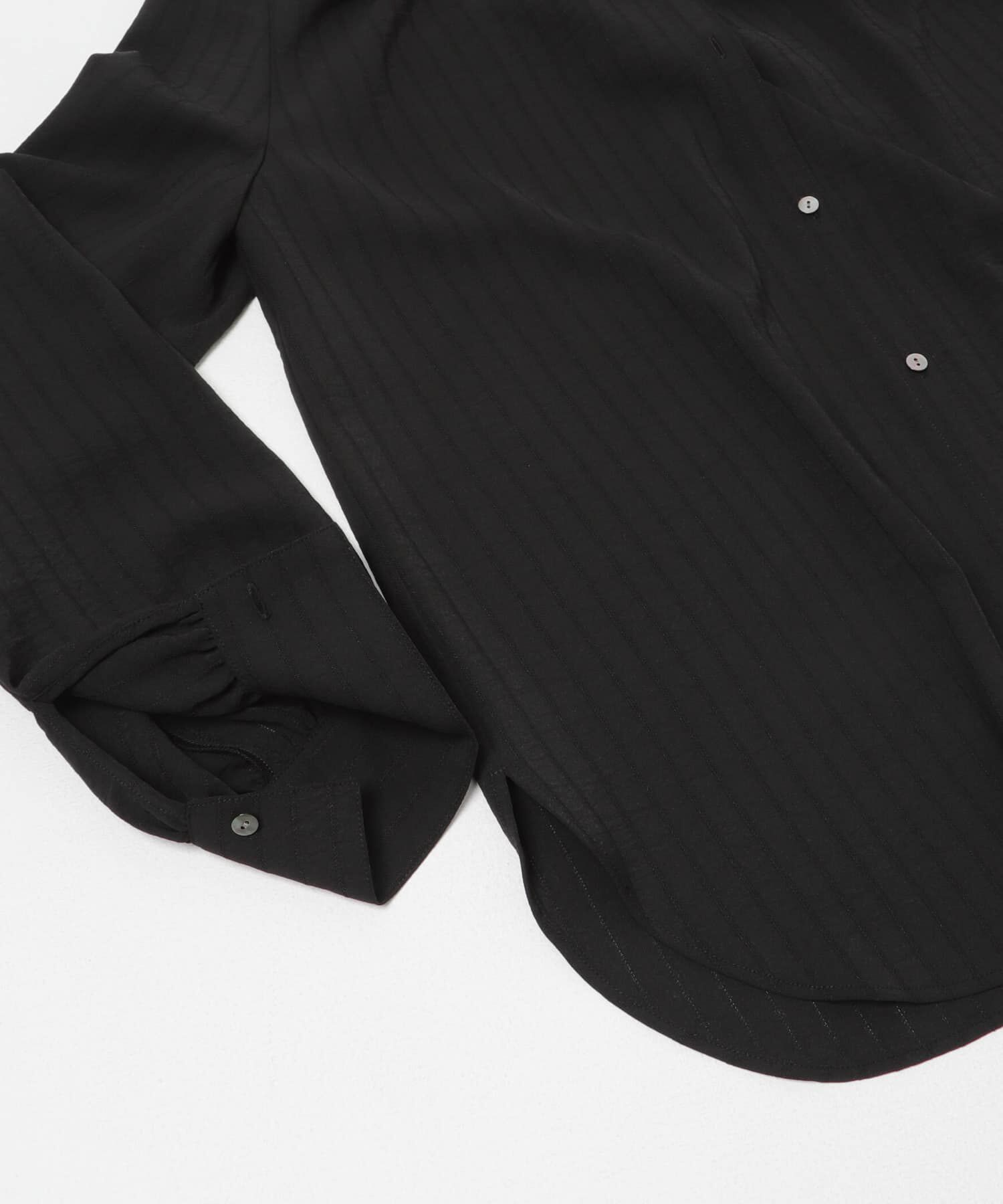 URBAN RESEARCH「ドビーストライプフリルブラウス」|シャツ・ブラウス|