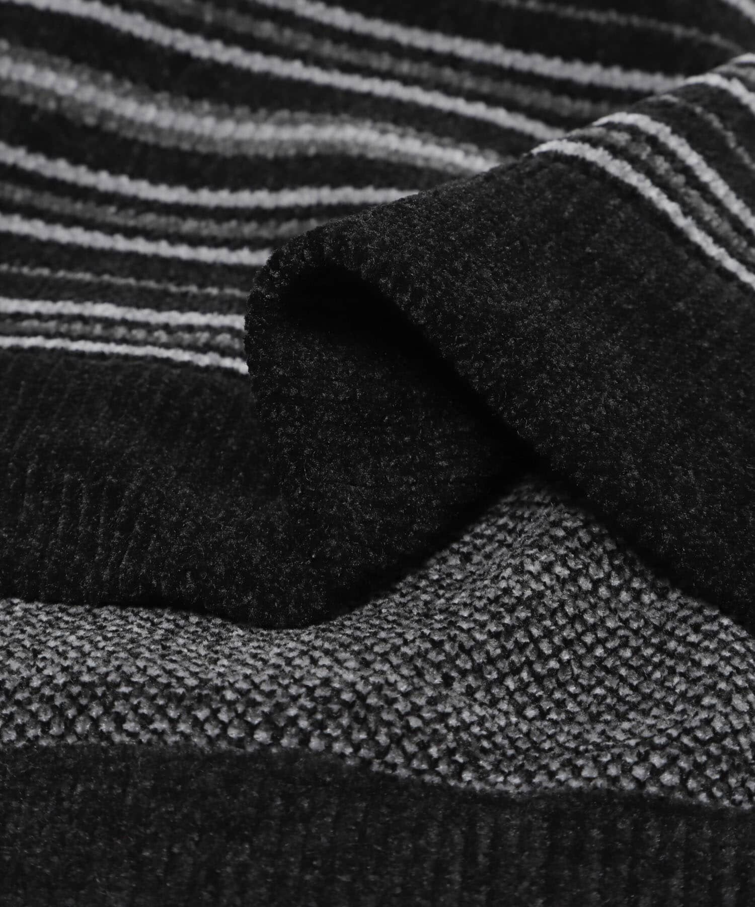 URBAN RESEARCH DOORS「モールマルチボーダーニット」|ニット・セーター|