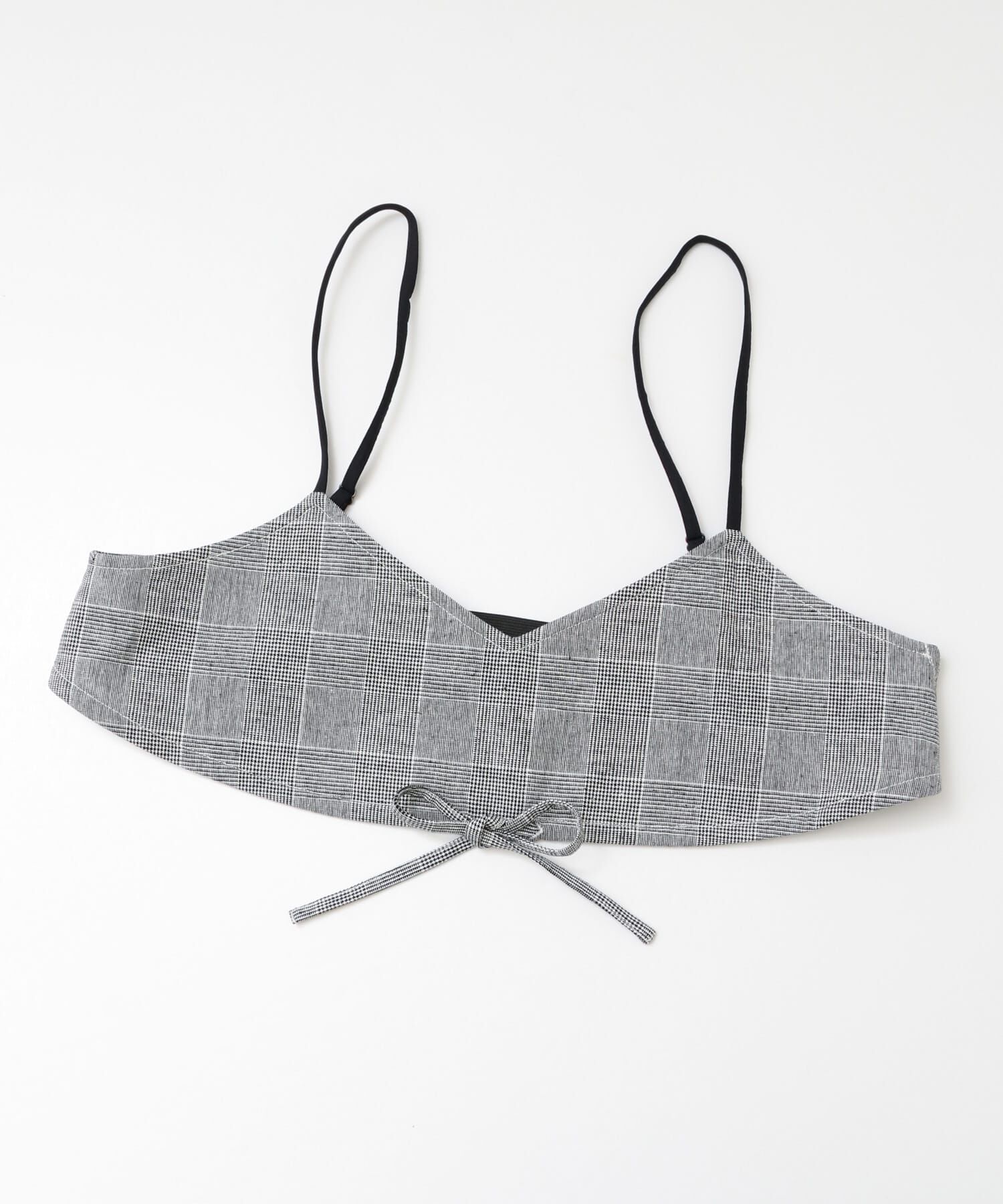  「グレンチェックブラトップ&there4;」|キャミソール|