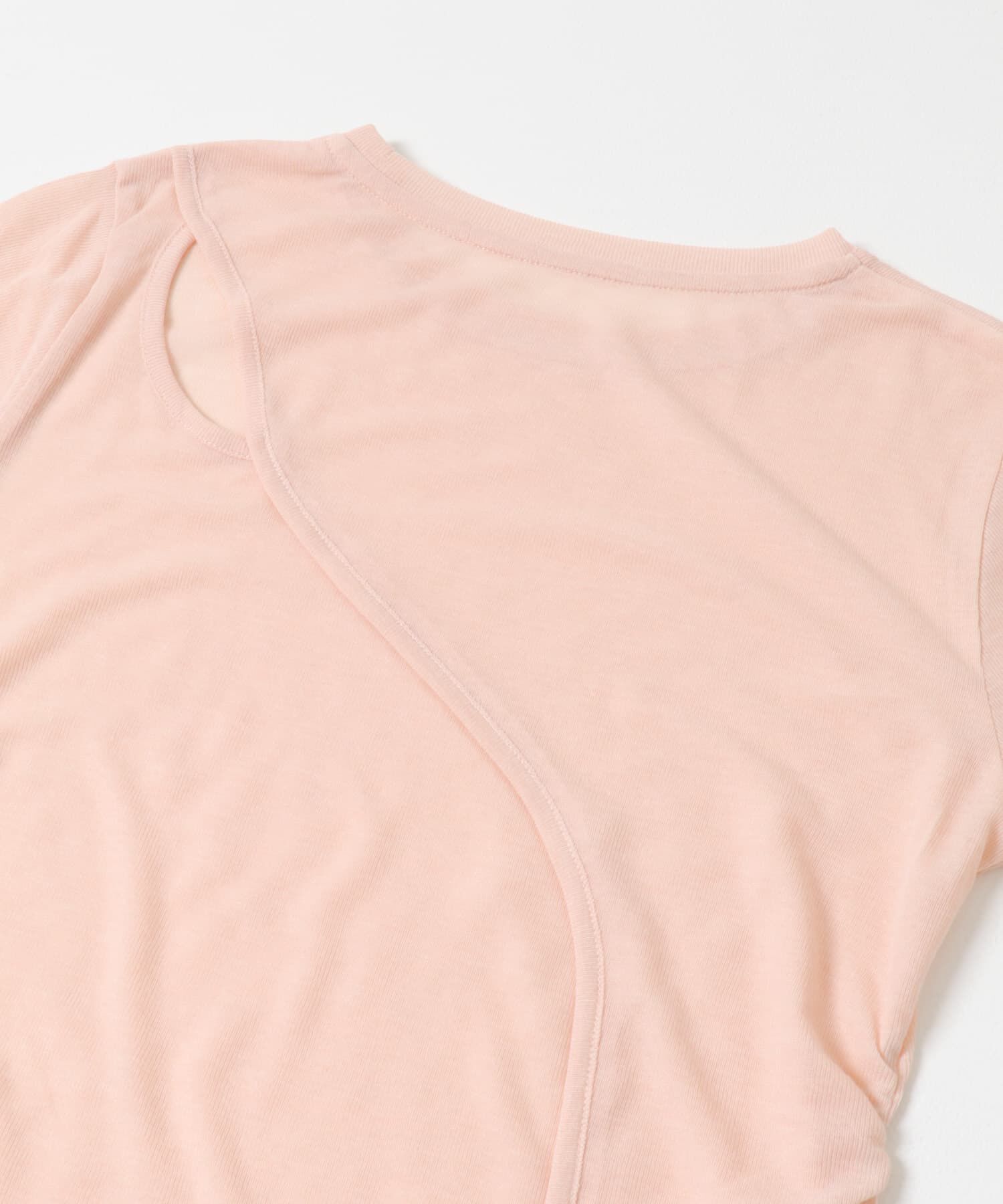  「シアーリブデザインカットソー」|Tシャツ・カットソー|