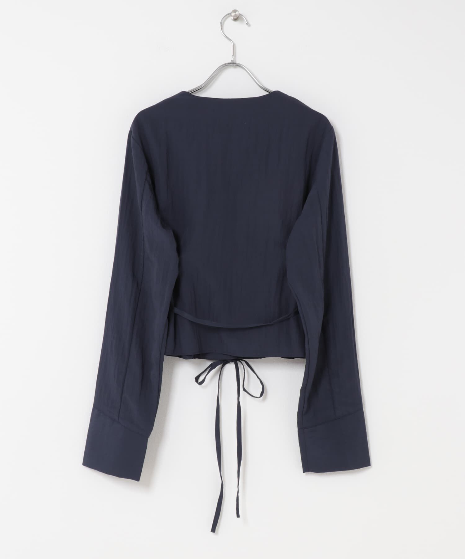  「ピンタックVネックブラウス」|シャツ・ブラウス|