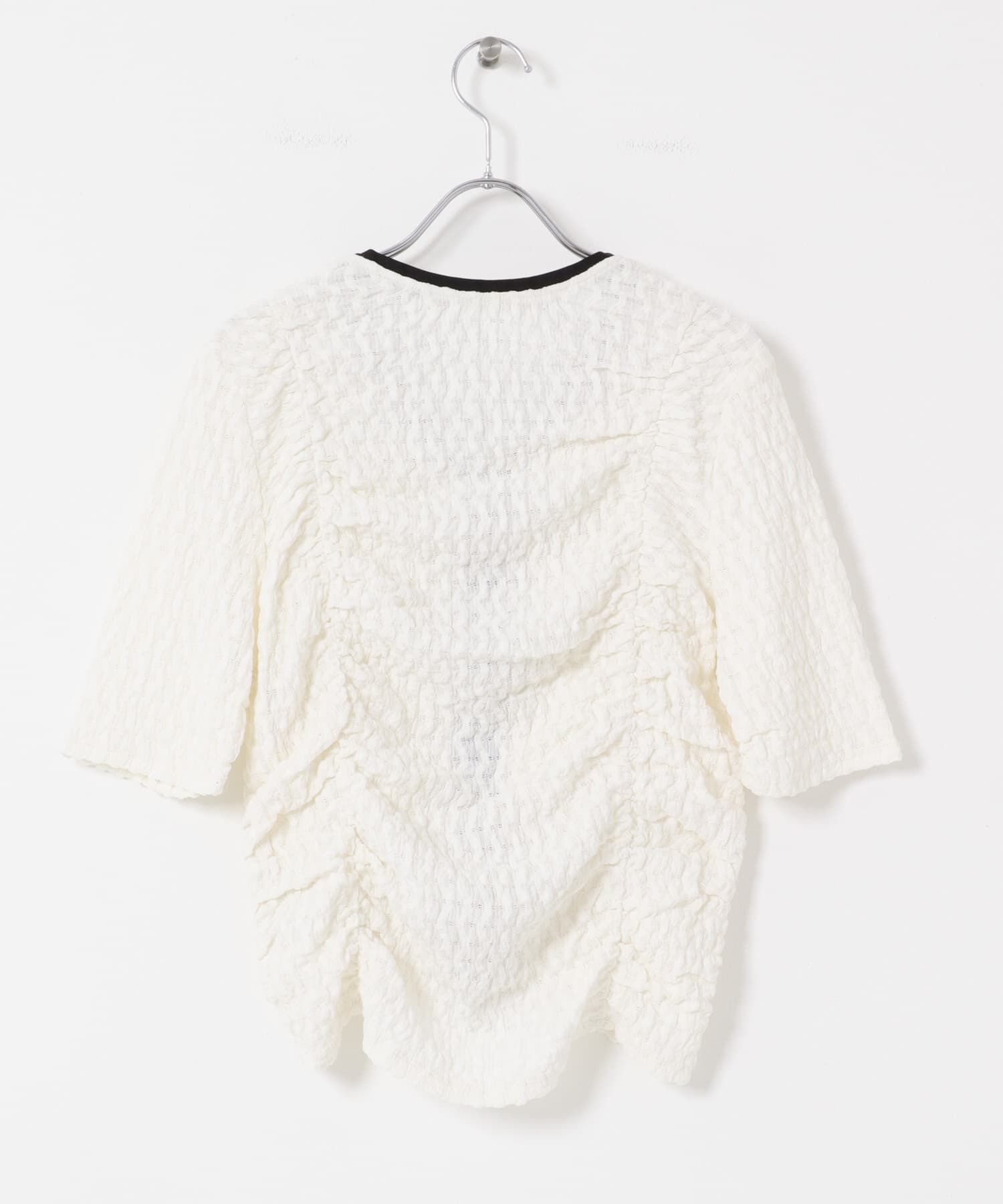  「シャーリングホックトップス」|Tシャツ・カットソー|