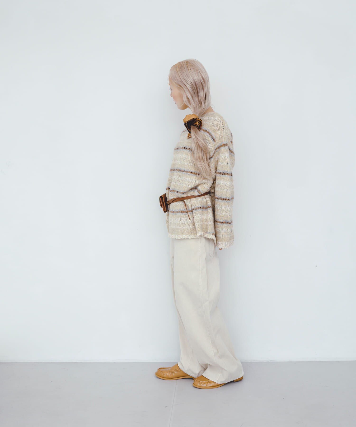  「マルチボーダールーズニット」|ニット・セーター|