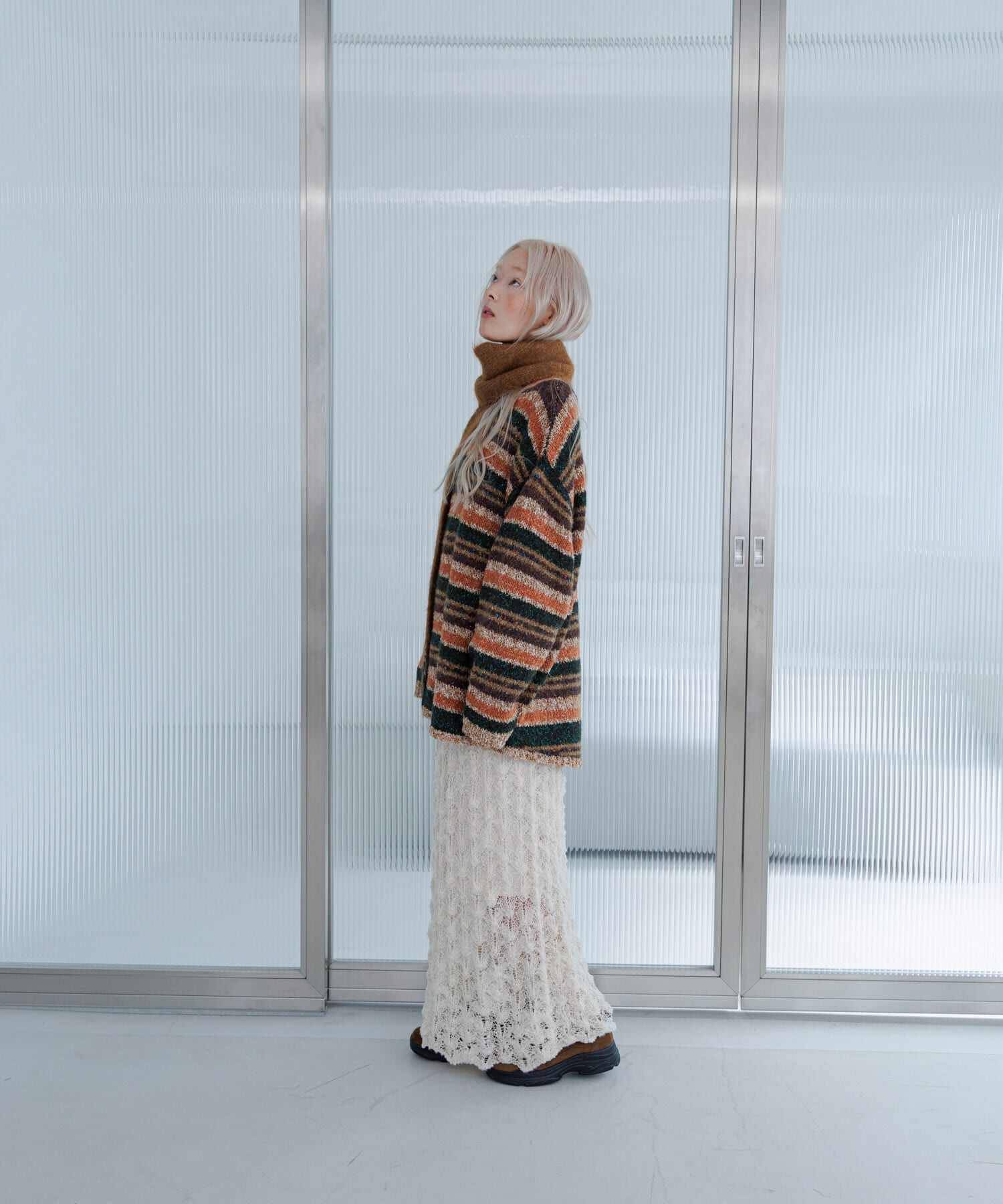  「マルチボーダールーズニット」|ニット・セーター|