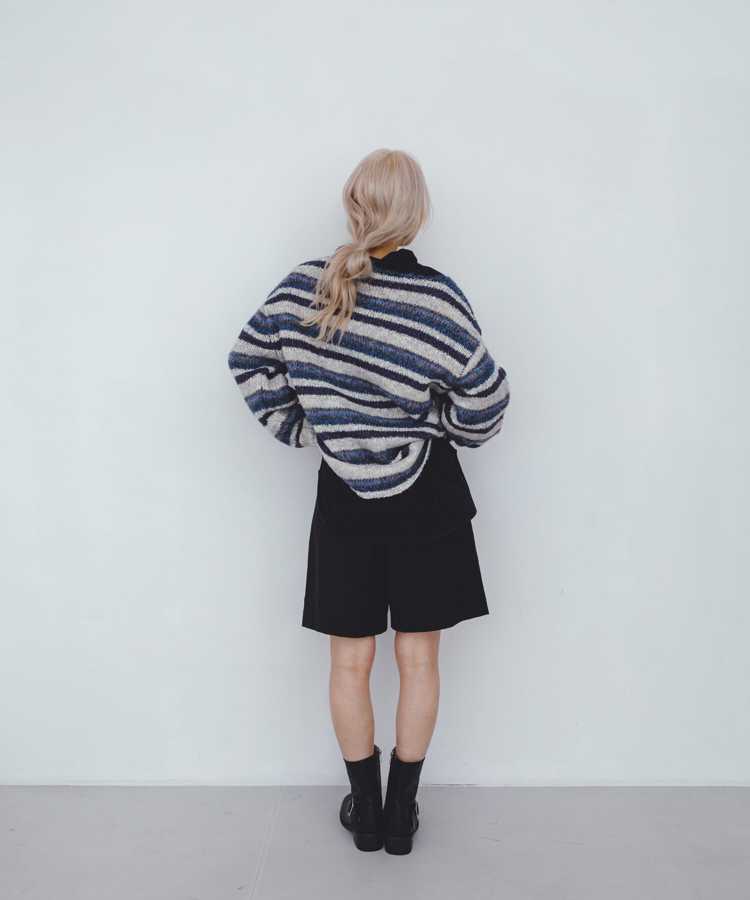  「マルチボーダールーズニット」|ニット・セーター|