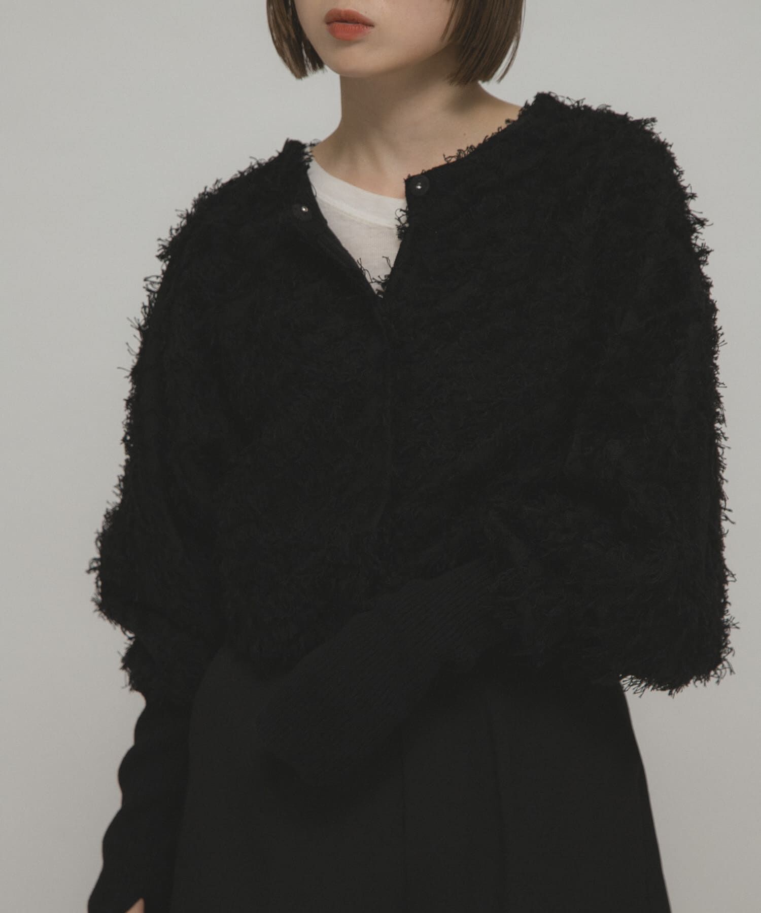  「2WAYフリンジカーディガン」|カーディガン|