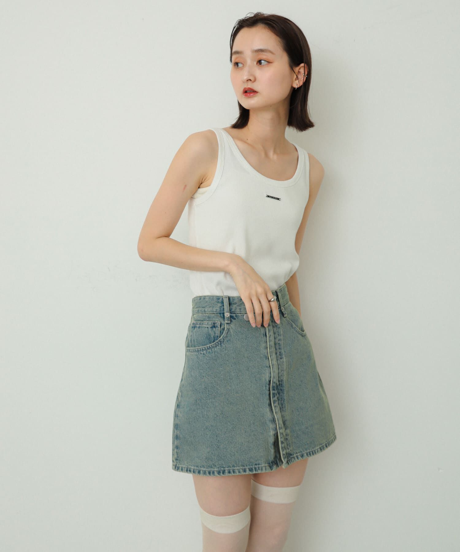 SENSE OF PLACE by URBAN RESEARCH「プレートピグメントタンクトップ」|タンクトップ|