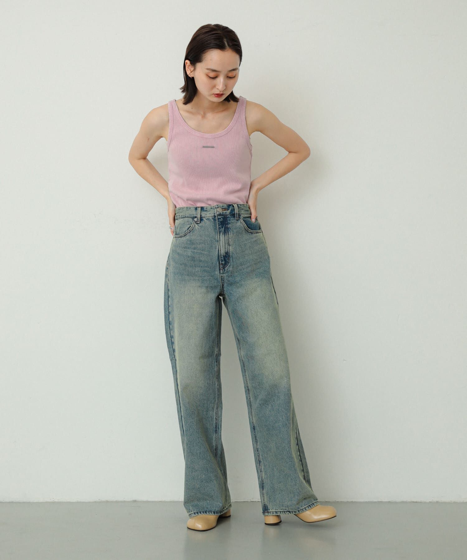 SENSE OF PLACE by URBAN RESEARCH「プレートピグメントタンクトップ」|タンクトップ|