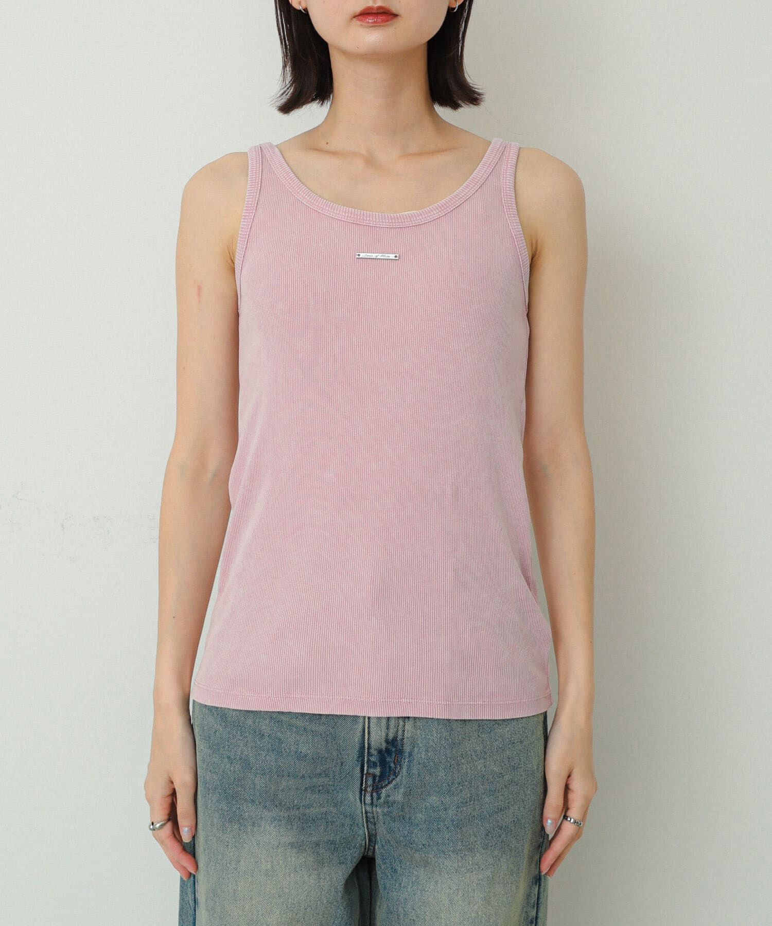 SENSE OF PLACE by URBAN RESEARCH「プレートピグメントタンクトップ」|タンクトップ|