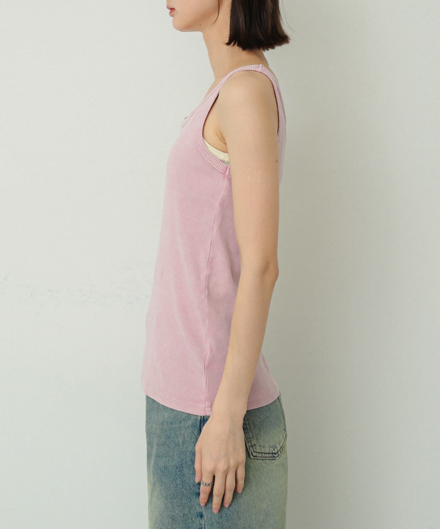 SENSE OF PLACE by URBAN RESEARCH「プレートピグメントタンクトップ」|タンクトップ|