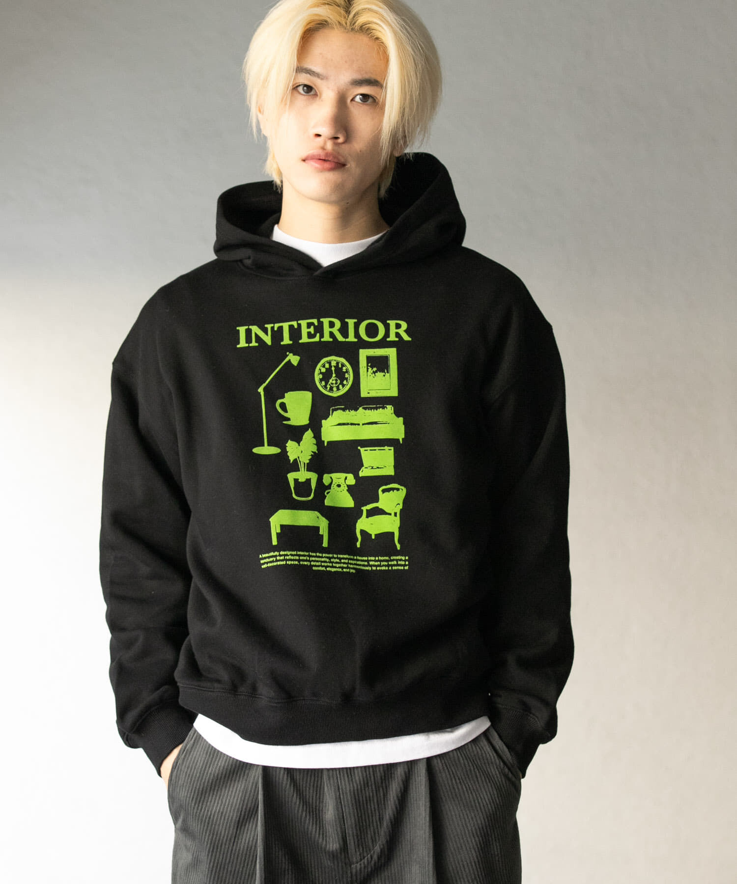 SENSE OF PLACE by URBAN RESEARCH「Furniture Graphic hoodie」|パーカー|