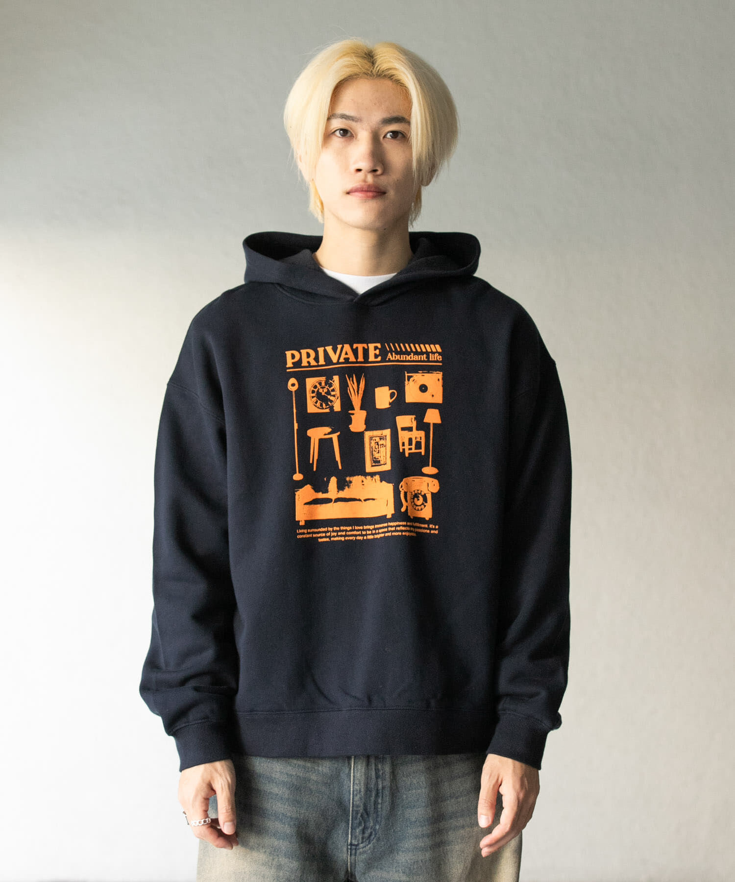 SENSE OF PLACE by URBAN RESEARCH「Furniture Graphic hoodie」|パーカー|