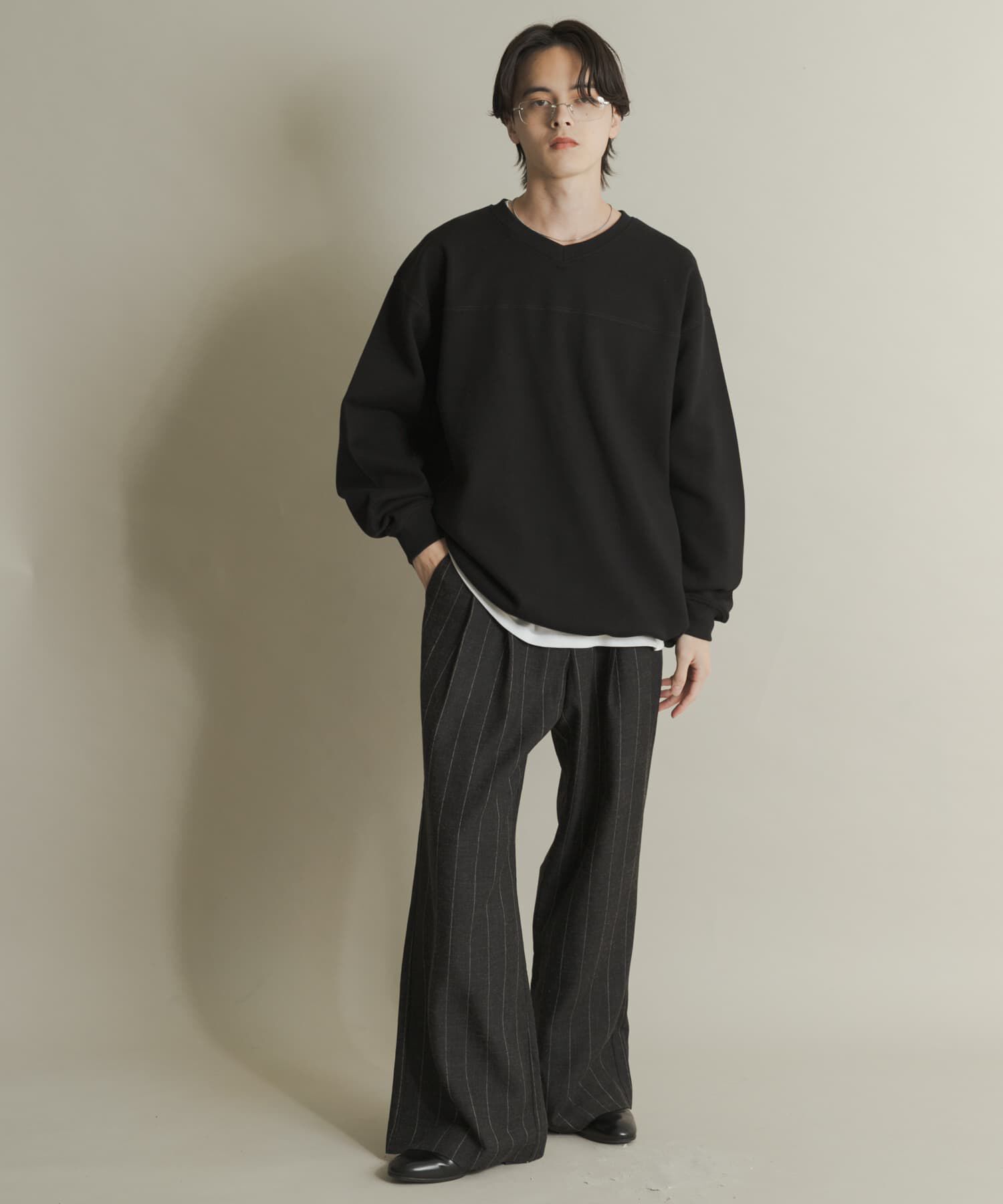 SENSE OF PLACE by URBAN RESEARCH「カノコVネックスウェット」|スウェット・ジャージ|