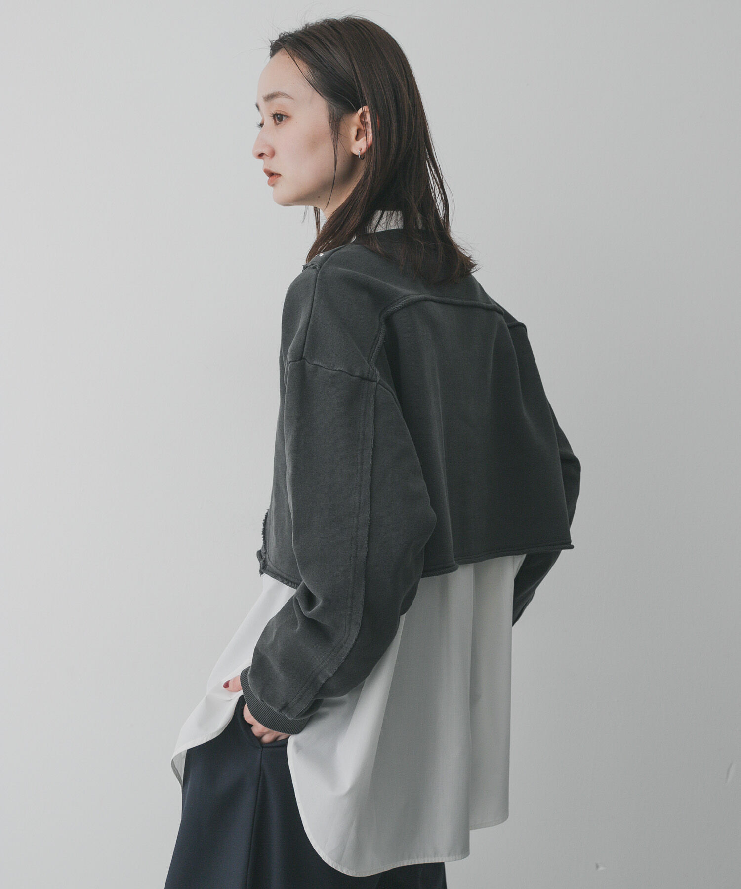 SENSE OF PLACE by URBAN RESEARCH「スタッズピグメントカットトップ」|スウェット・ジャージ|