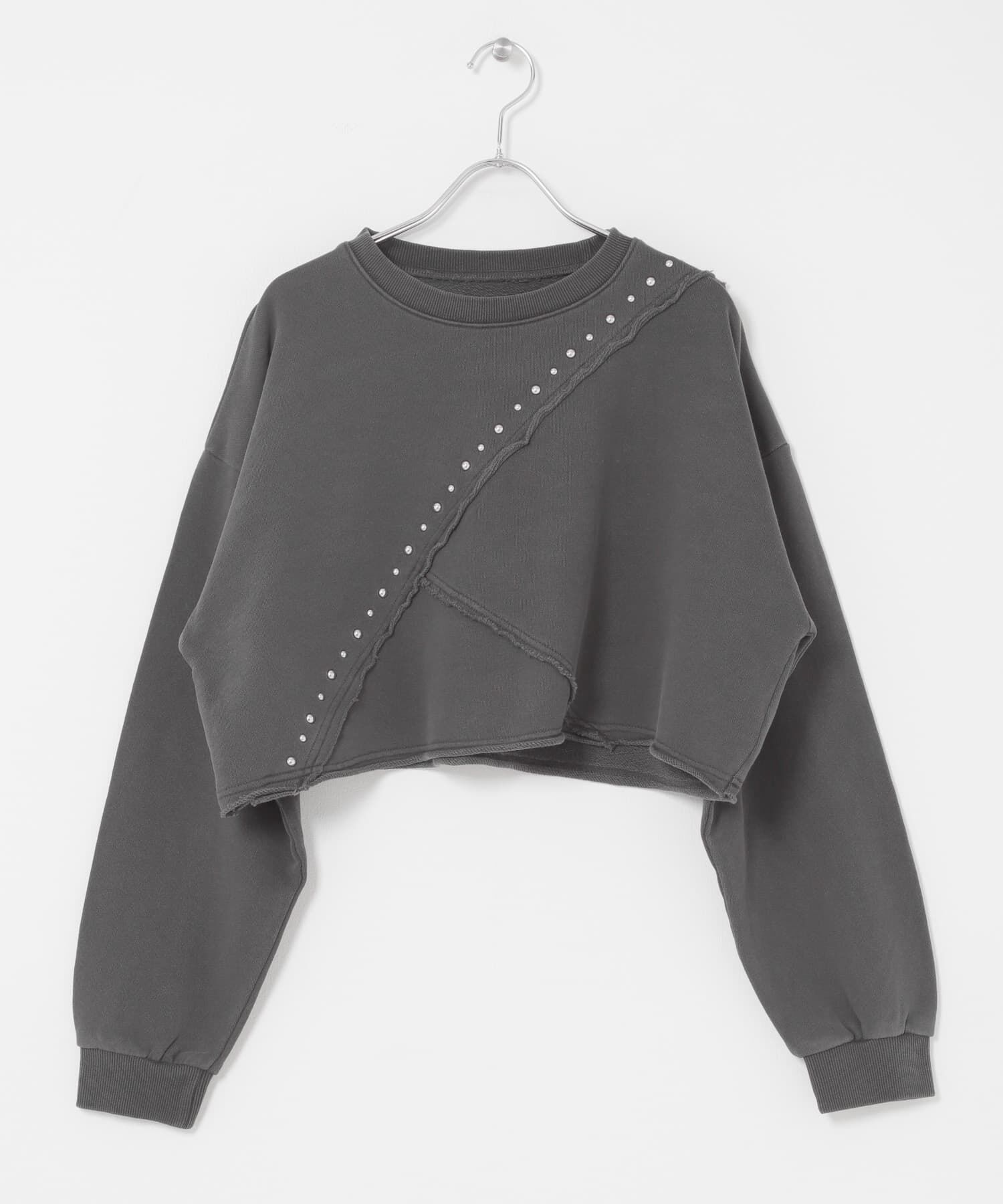 SENSE OF PLACE by URBAN RESEARCH「スタッズピグメントカットトップ」|スウェット・ジャージ|