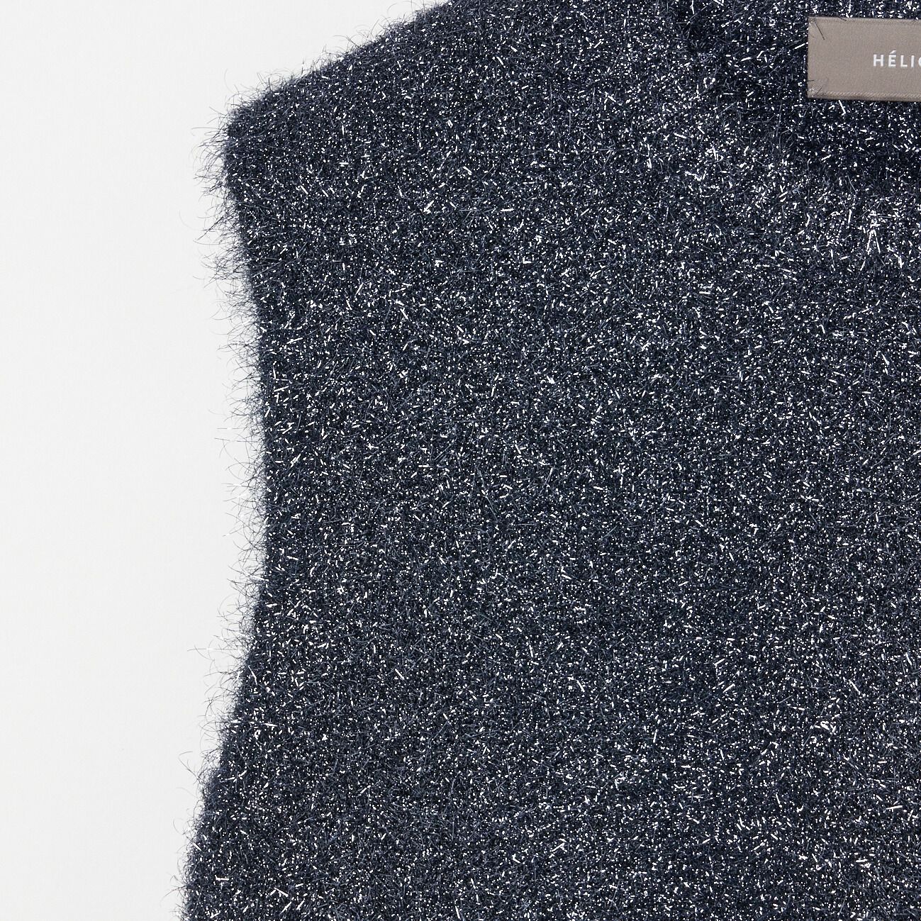 HELIOPOLE「HELIOPOLE FEATHER YARN GLITTER KNIT VEST」|ニット・セーター|