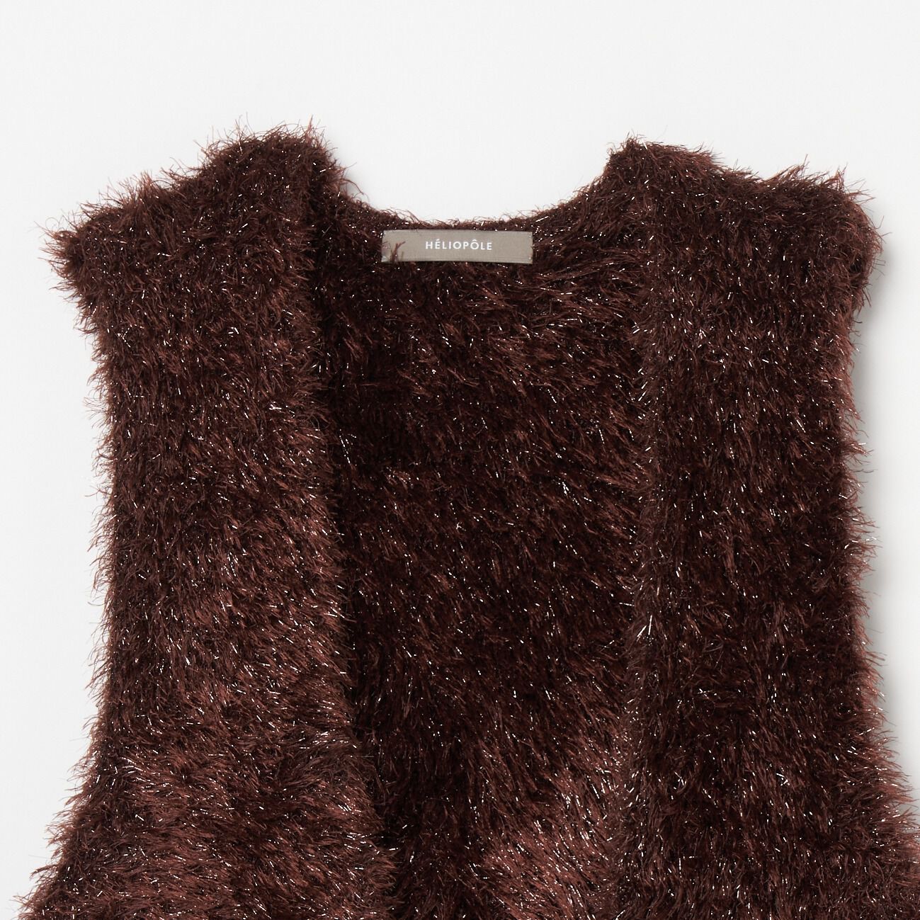 HELIOPOLE「HELIOPOLE GLITTER KNIT GILET」|ニット・セーター|