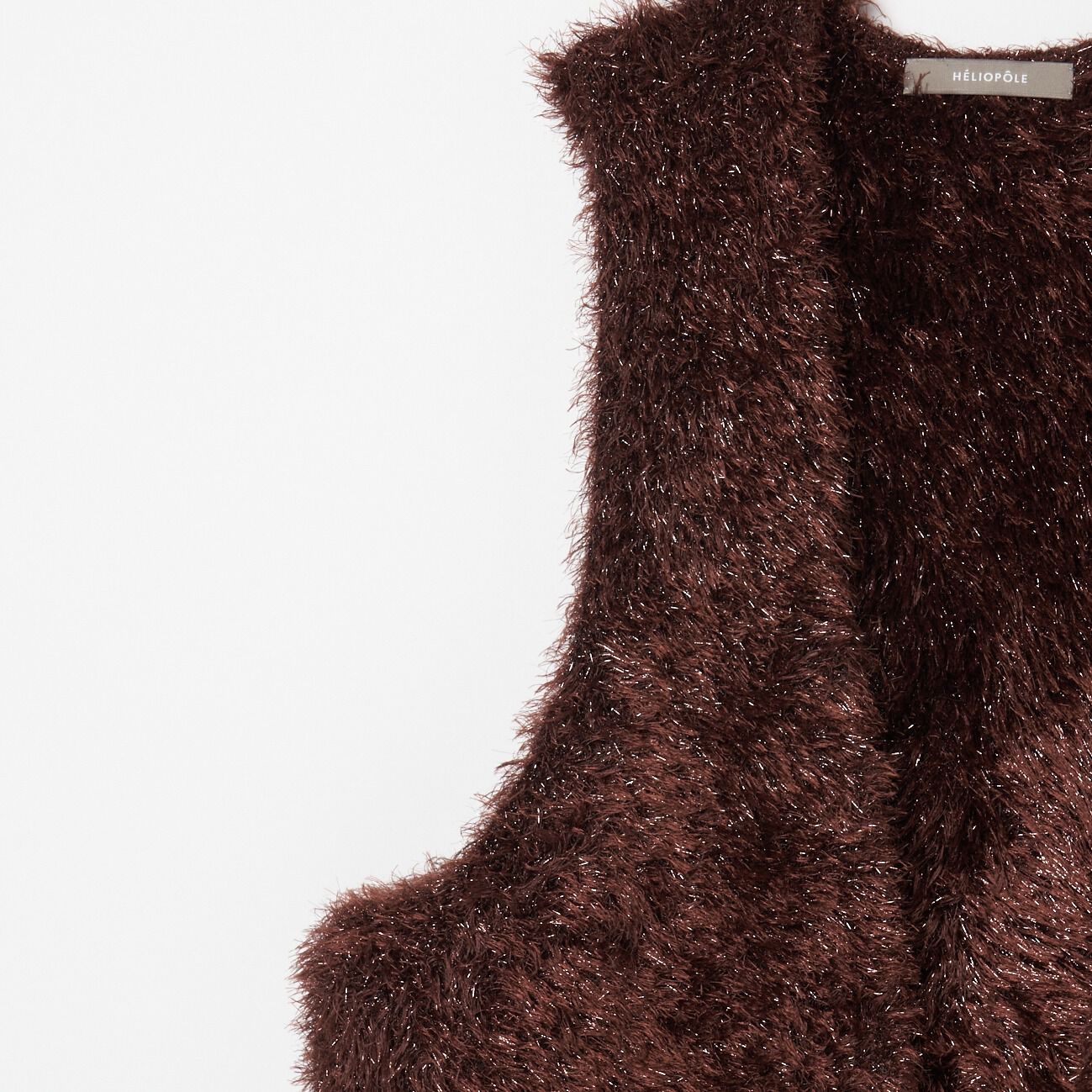 HELIOPOLE「HELIOPOLE GLITTER KNIT GILET」|ニット・セーター|