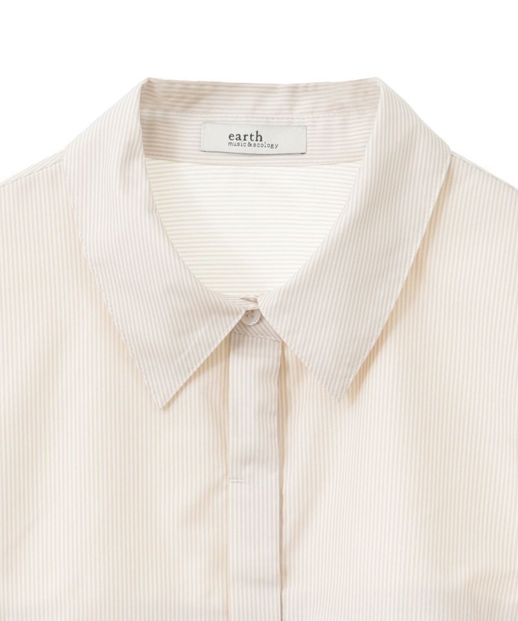 earth music&ecology「ティアードショートシャツ」|シャツ・ブラウス|
