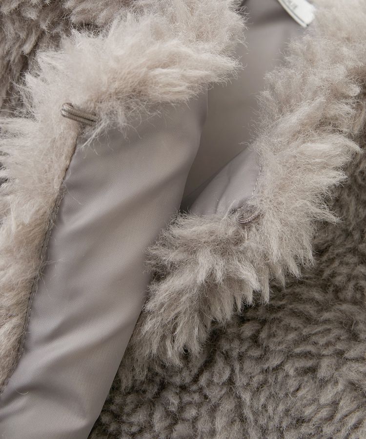 Green Parks「・ELENCARE DUE シープファーロングベスト」|ベスト・ジレ|